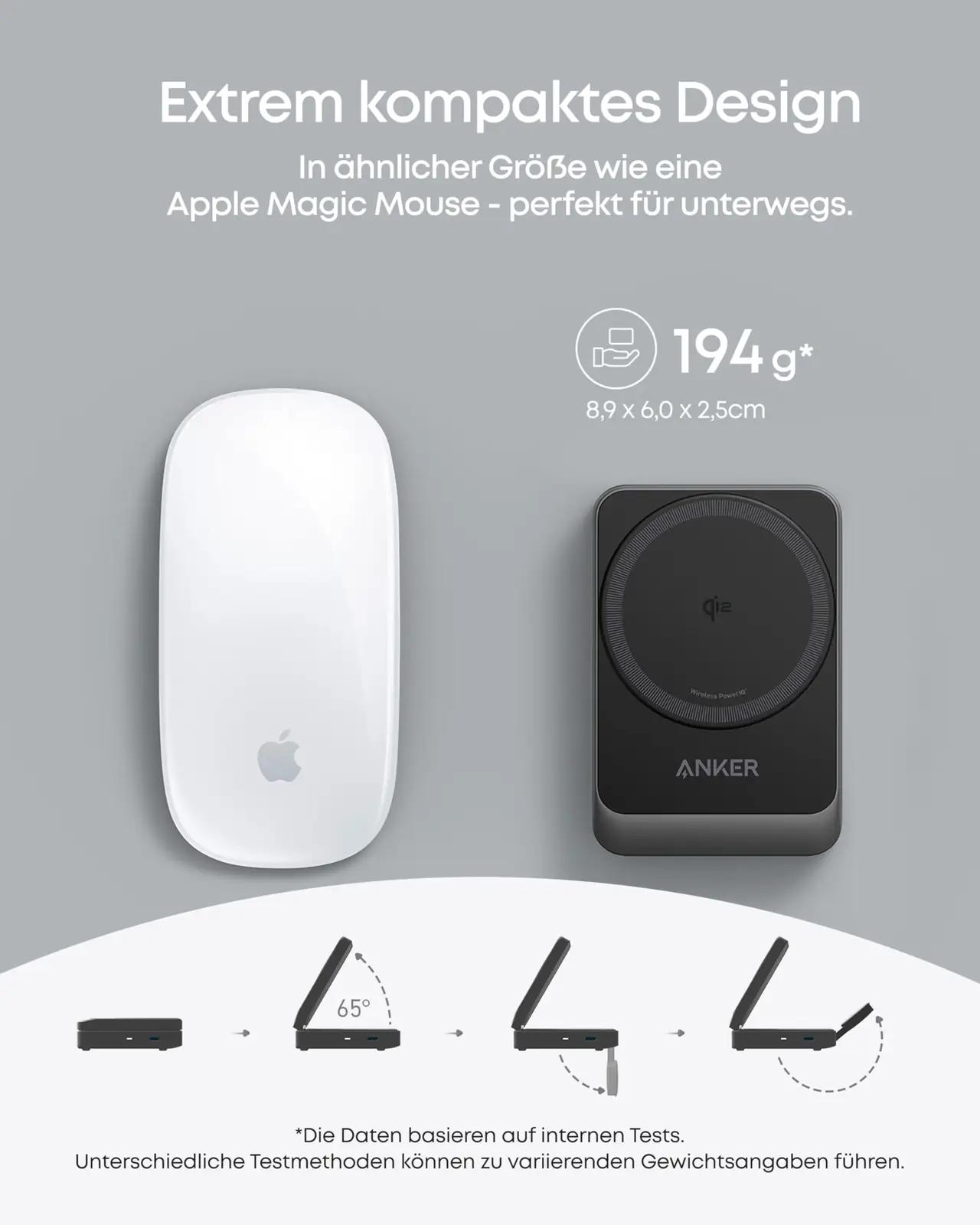 Anker 3-in-1 juhtmevaba laadija — kompaktne ja vastupidav – pakend ja tarvikud