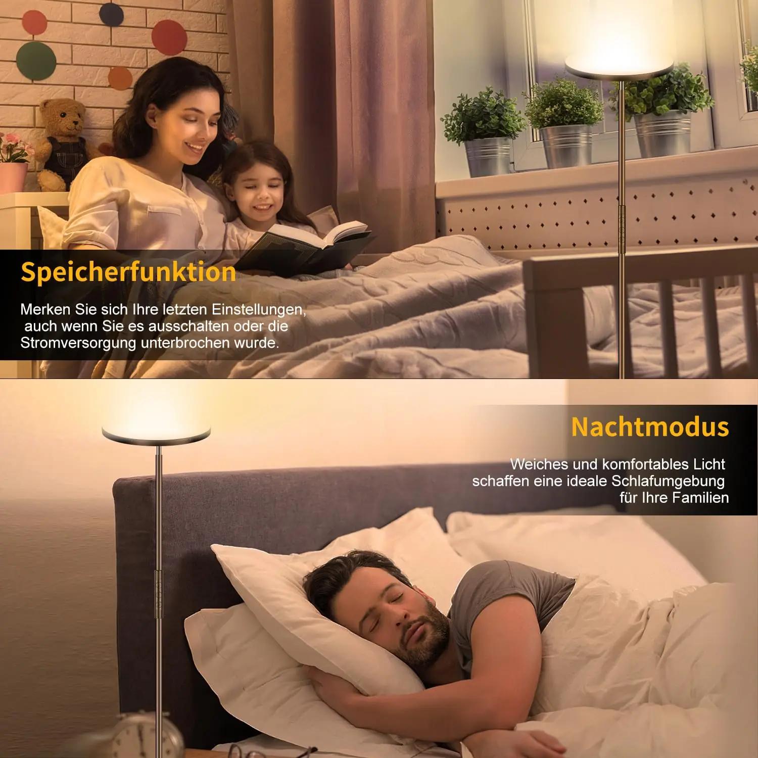 Yikuneng modernne LED-lamp 36W — eredas valguses lugemiseks – pilt 9