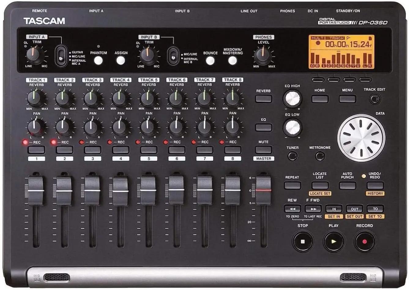 Tascam DP-03SD muusika ja dj-varustus – toote esivaade