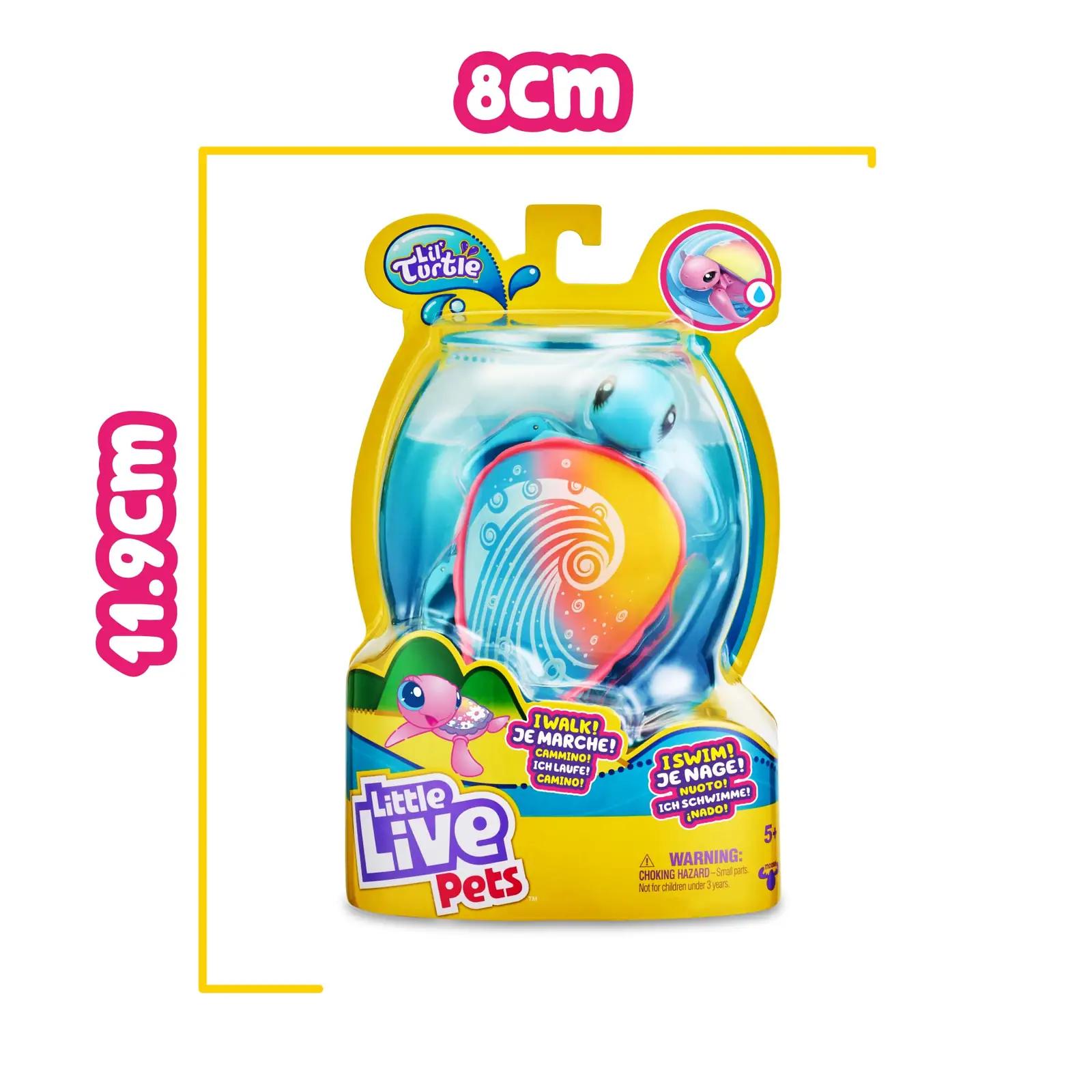 Little Live Pets sinine interaktiivne kilpkonnade ripats charm – pilt 8