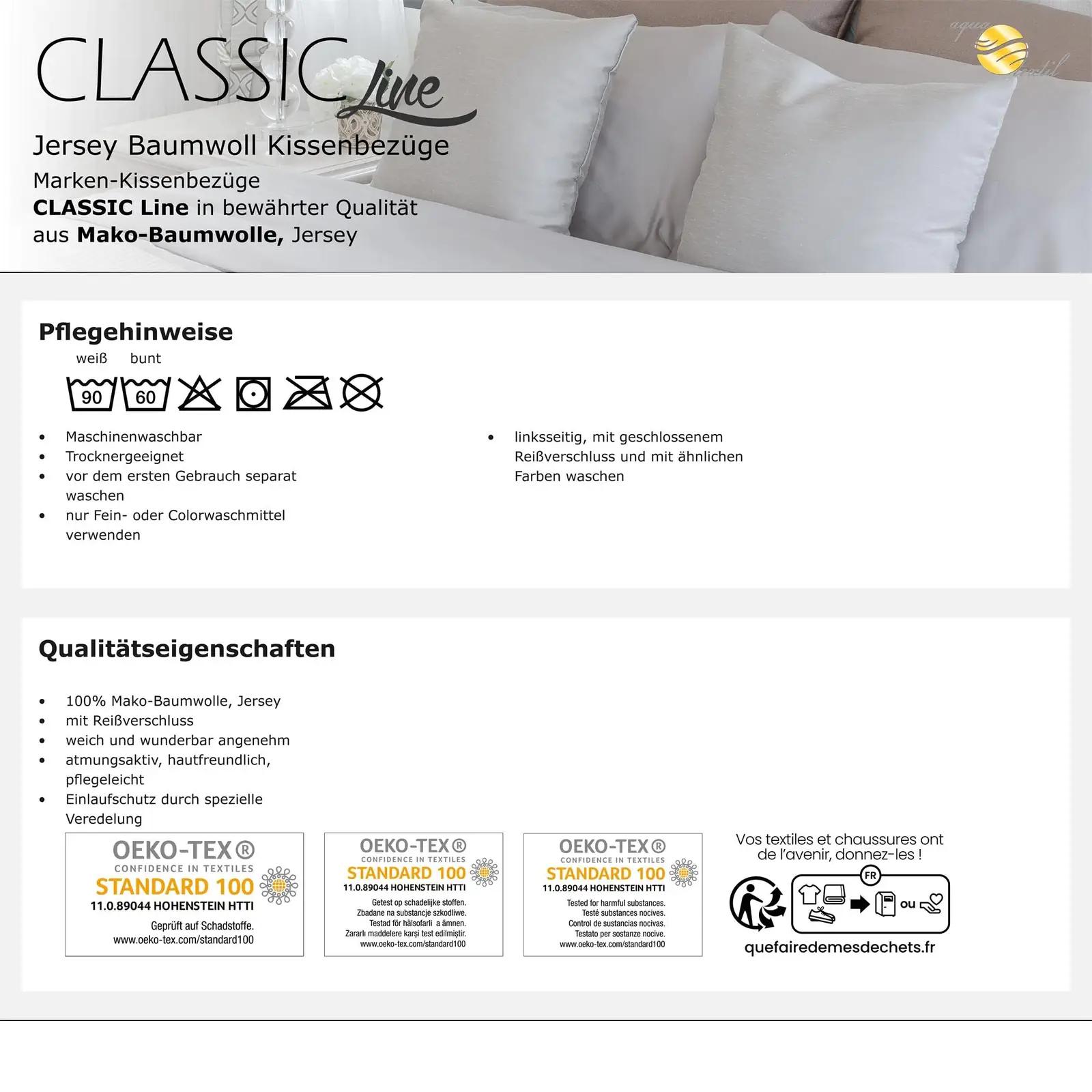 aqua-textil pehme puuvillane külgpatja padjapüüri komplekt (2) – pilt 6