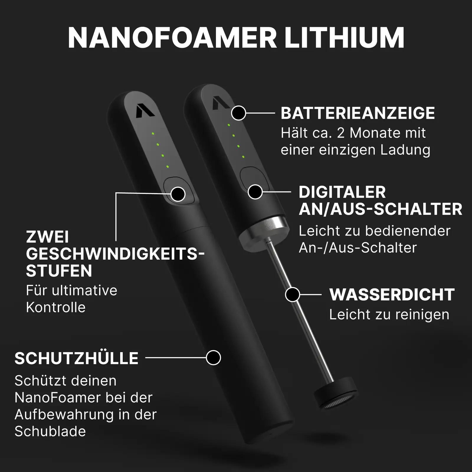 Subminimal NanoFoamer — käsitsi laetav mikrosammaldaja kohvile – kasutusnäide