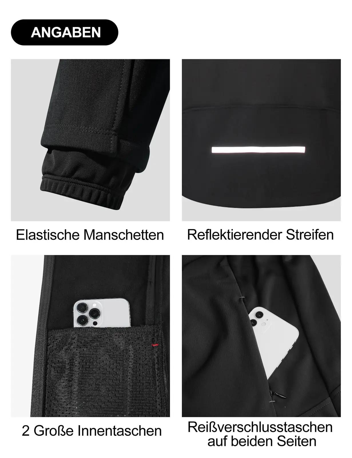 INBIKE veekindel softshell‑jope meestele – soe ja hingav – pilt 6