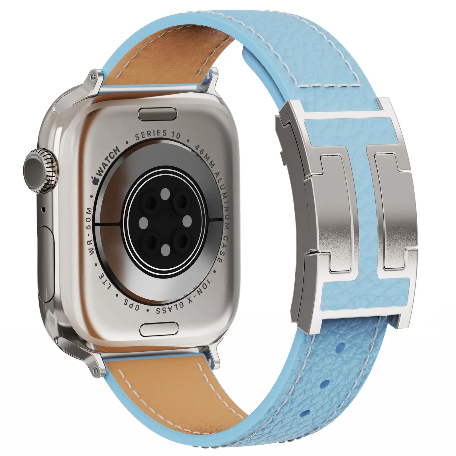 Tekvon nahast magnetrandmepael Apple Watchile — elegantne ja