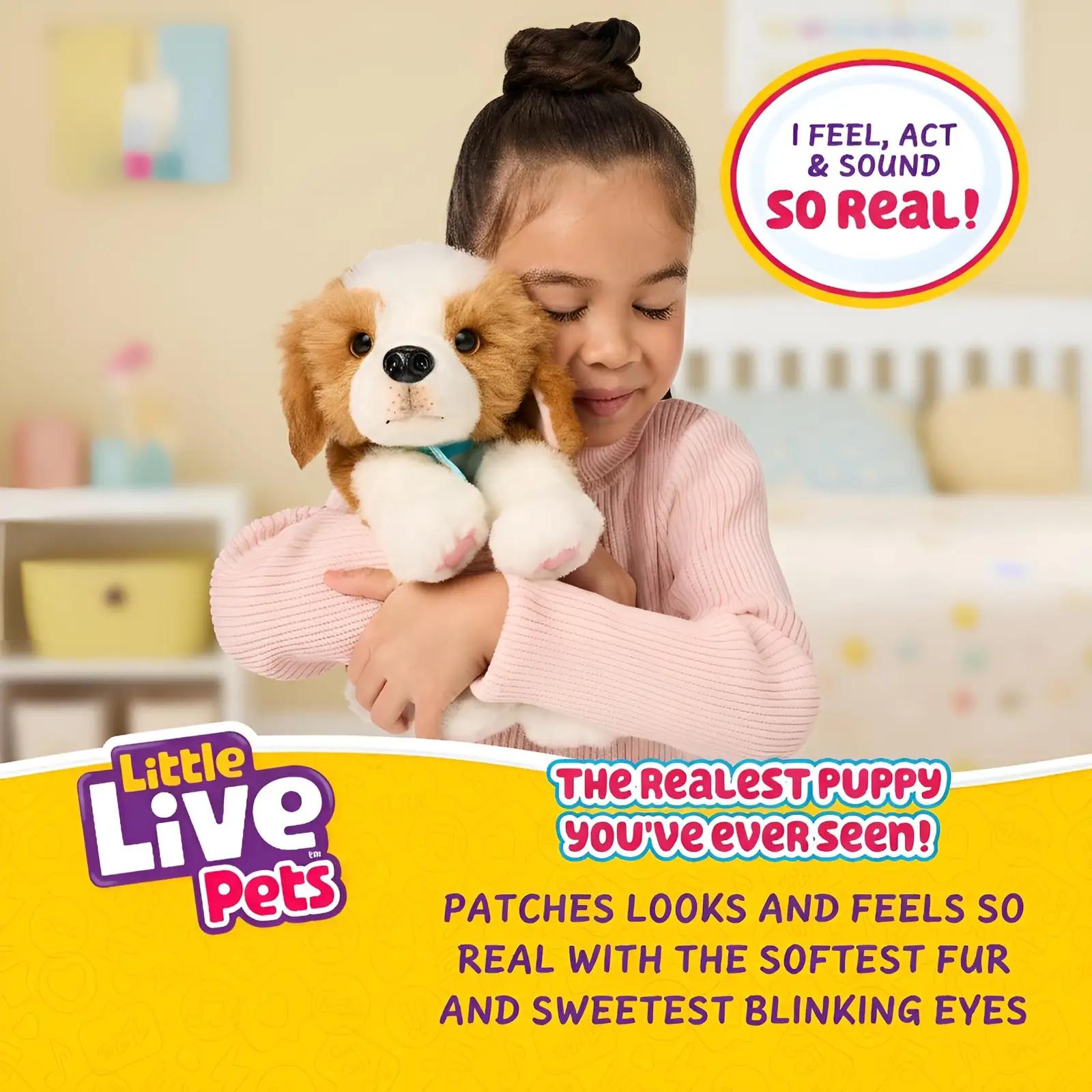 Little Live Pets realistlik interaktiivne kutsu Patches – detailne vaade
