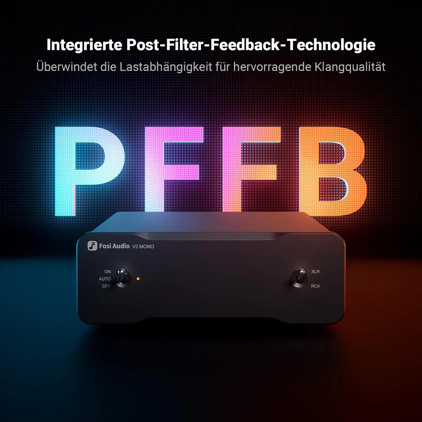 Fosi Audio metallist mini mono võimendi — 240W HiFi – pakend ja tarvikud