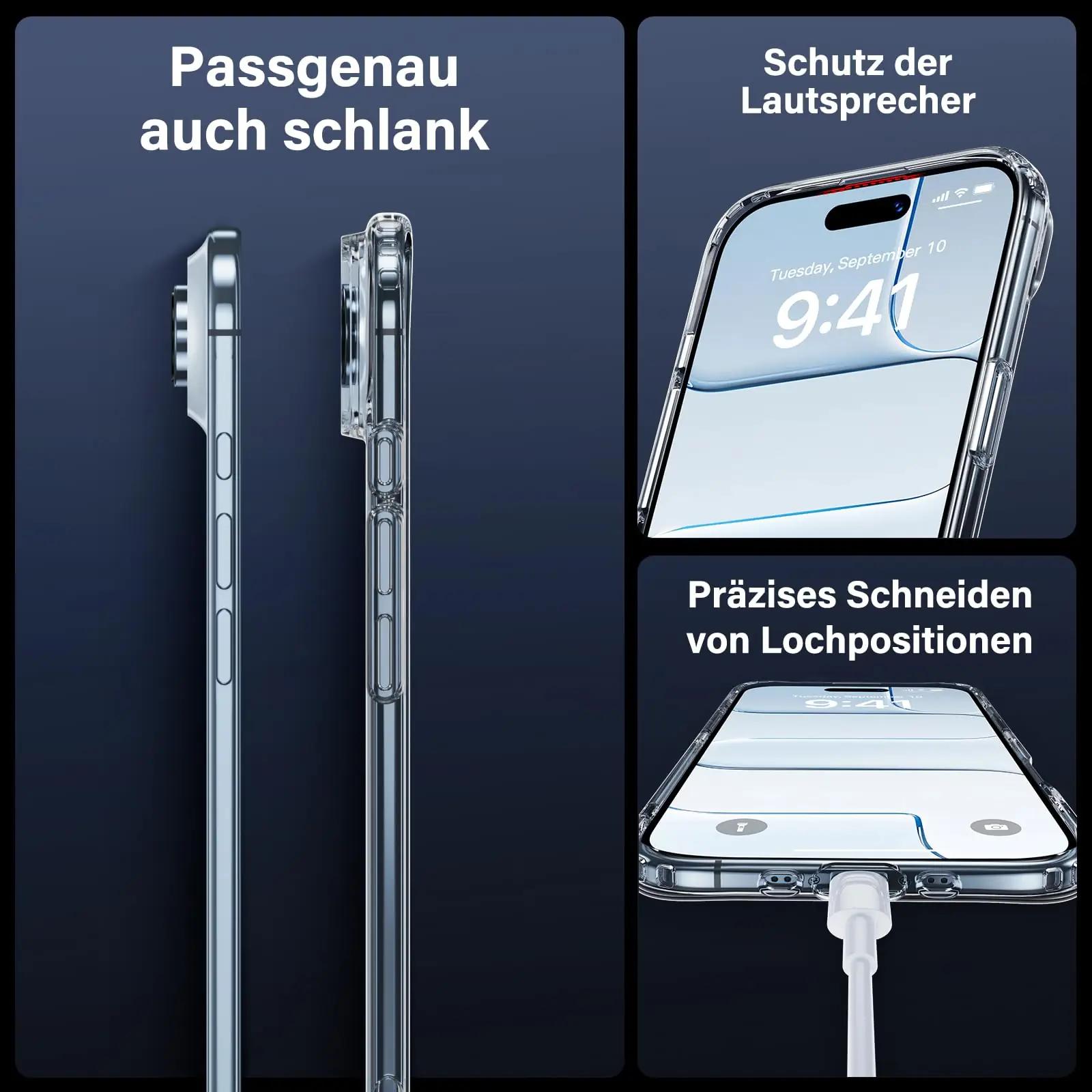 UniqueMe läbipaistev kaitseümbris iPhone Air jaoks – lisavaade