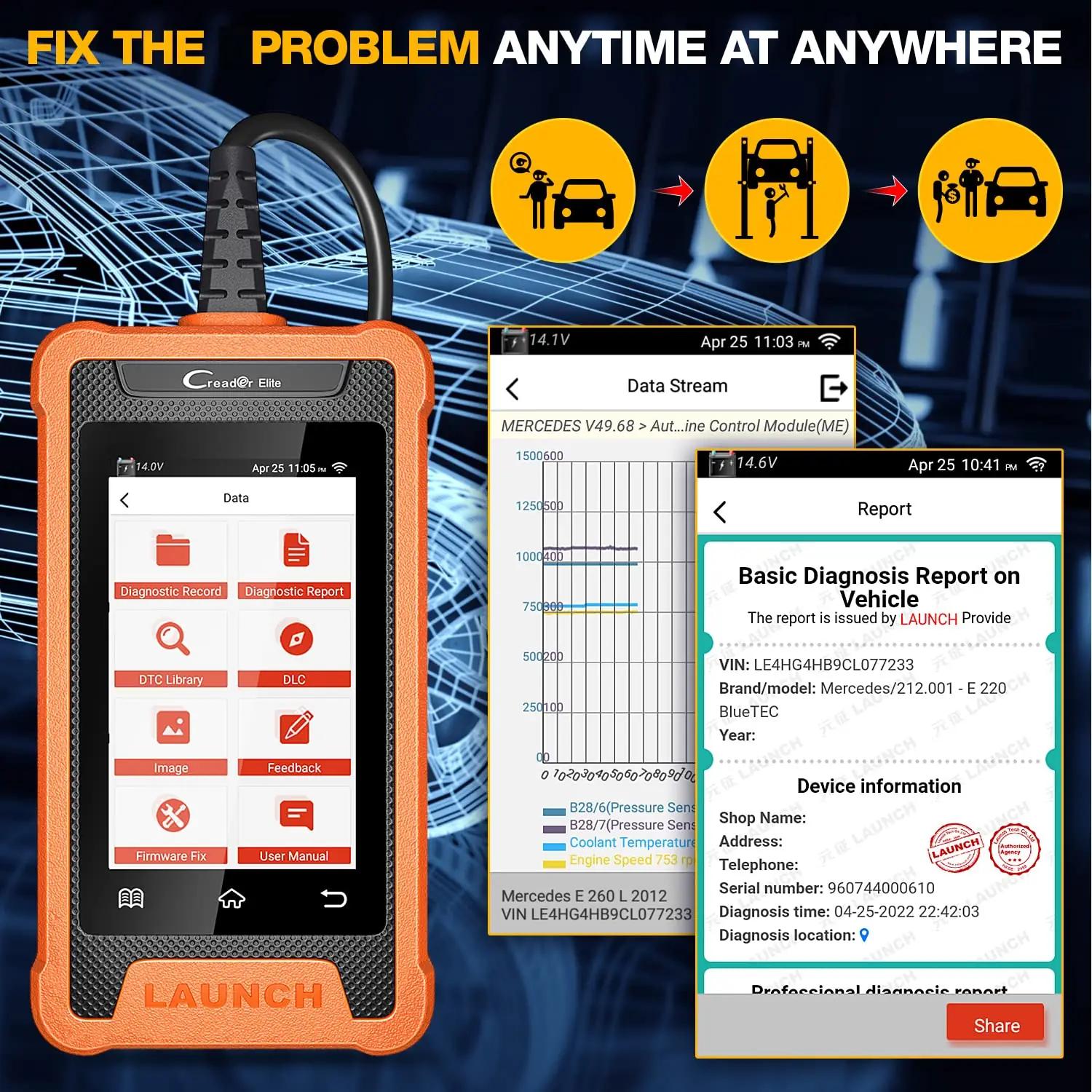LAUNCH diagnostikaseade YZB05 – obd-ii diagnostikaseadmed – pilt 6