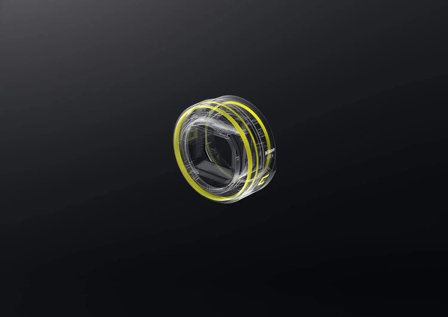 Nikon vastupidav metalladapter FTZ II — F-objektiivid Z-kerega – pakend ja tarvikud
