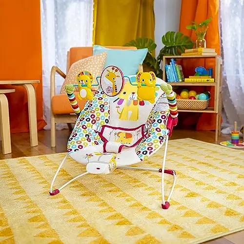 Bright Starts pehme metallist babywippe mängiva staariga ja – pilt 14
