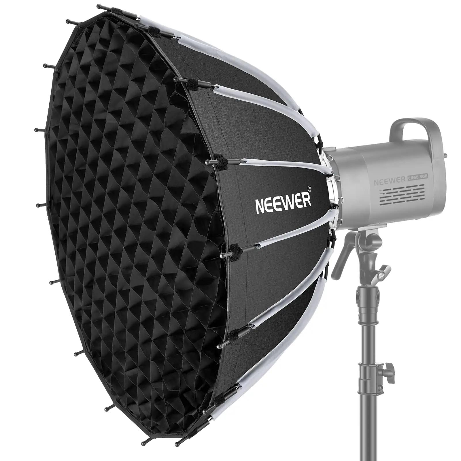 NEEWER kvaliteetne 65cm parabolic softbox – kiire kokkupanek