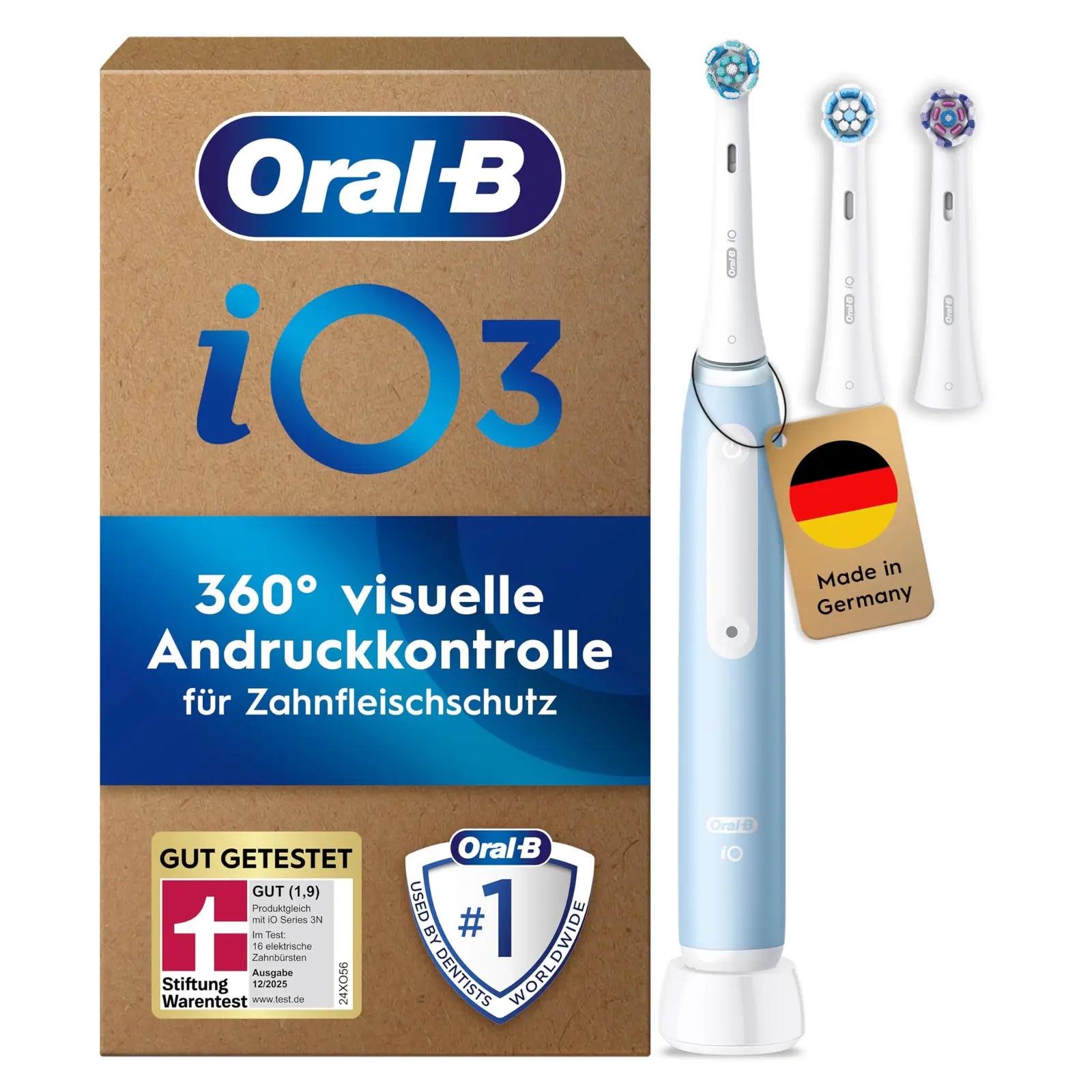 Oral-B iO Series 3 Plus – pehme sinine hambahari kingituseks