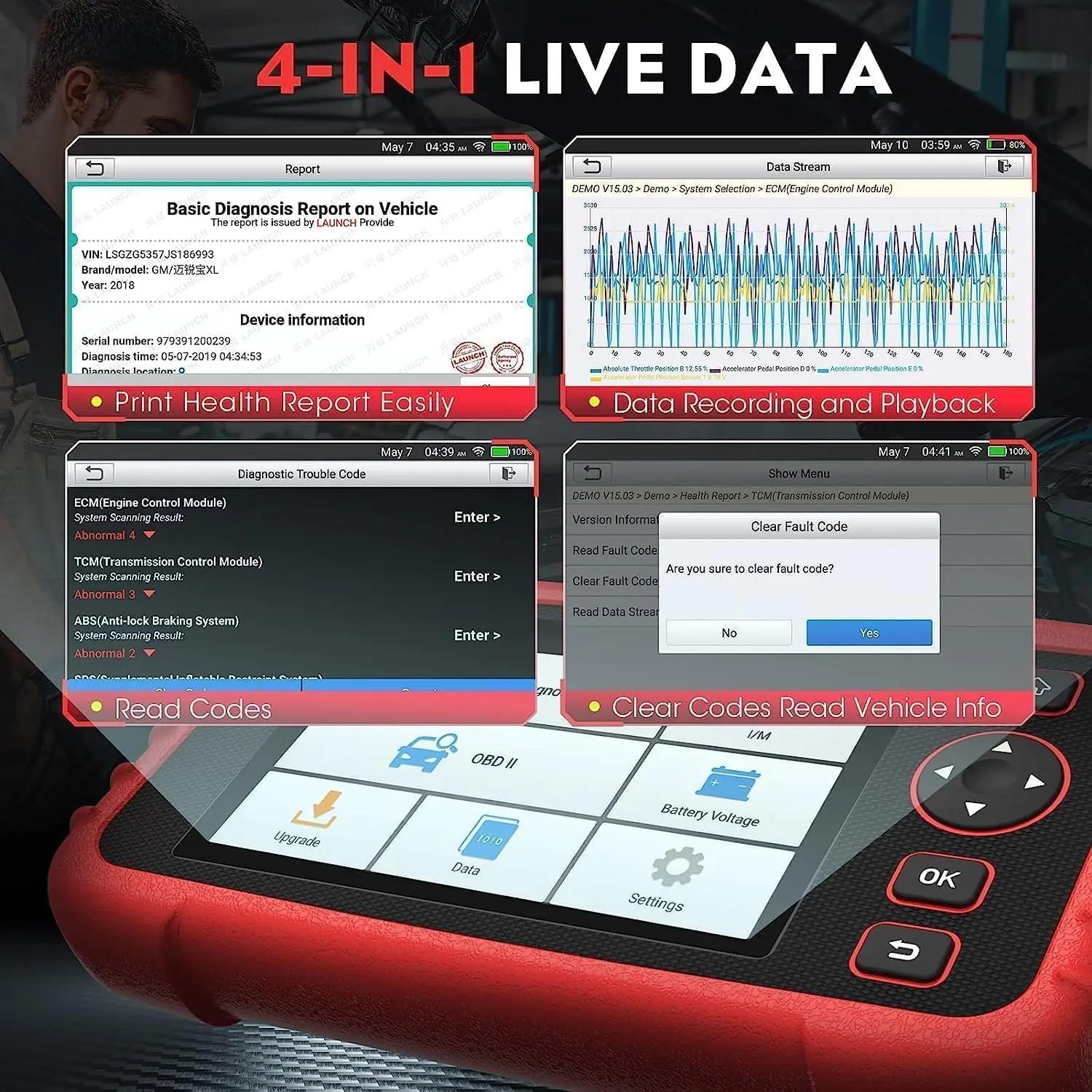 LAUNCH diagnostikaseade auto hoolduseks ja vigaotsinguks – pilt 6