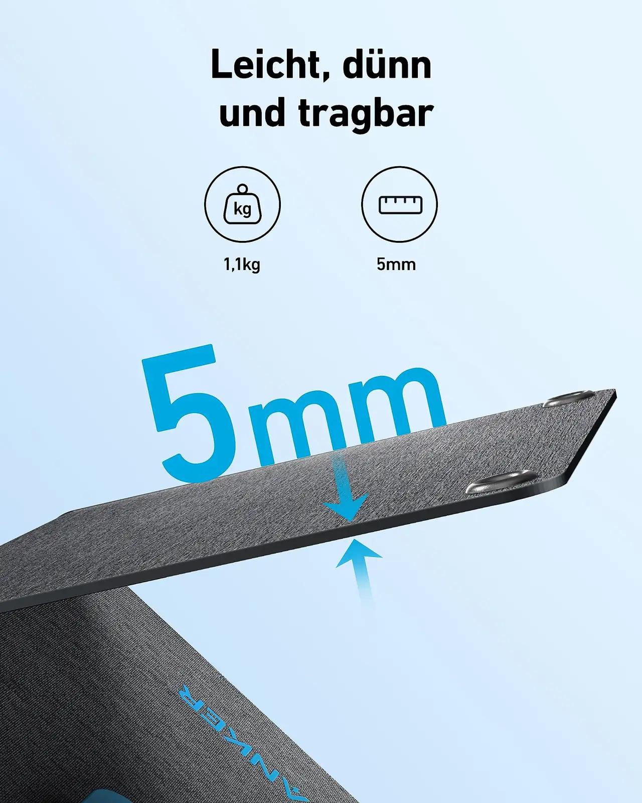 Anker kerge 30W kokkupandav päikesepaneel – lisavaade