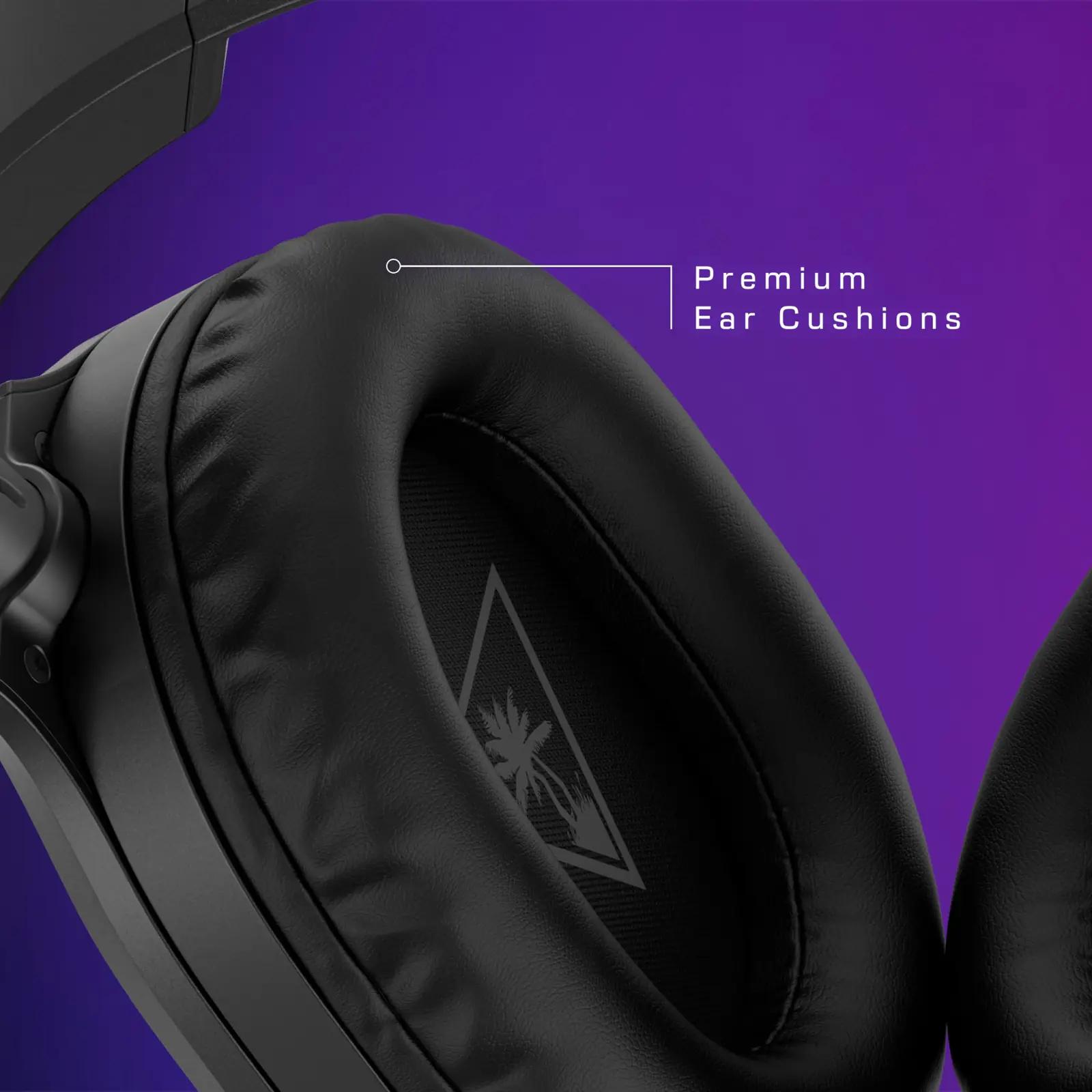 Turtle Beach kompaktne mängukõrvaklamber nahkne ja kerge – lisavaade