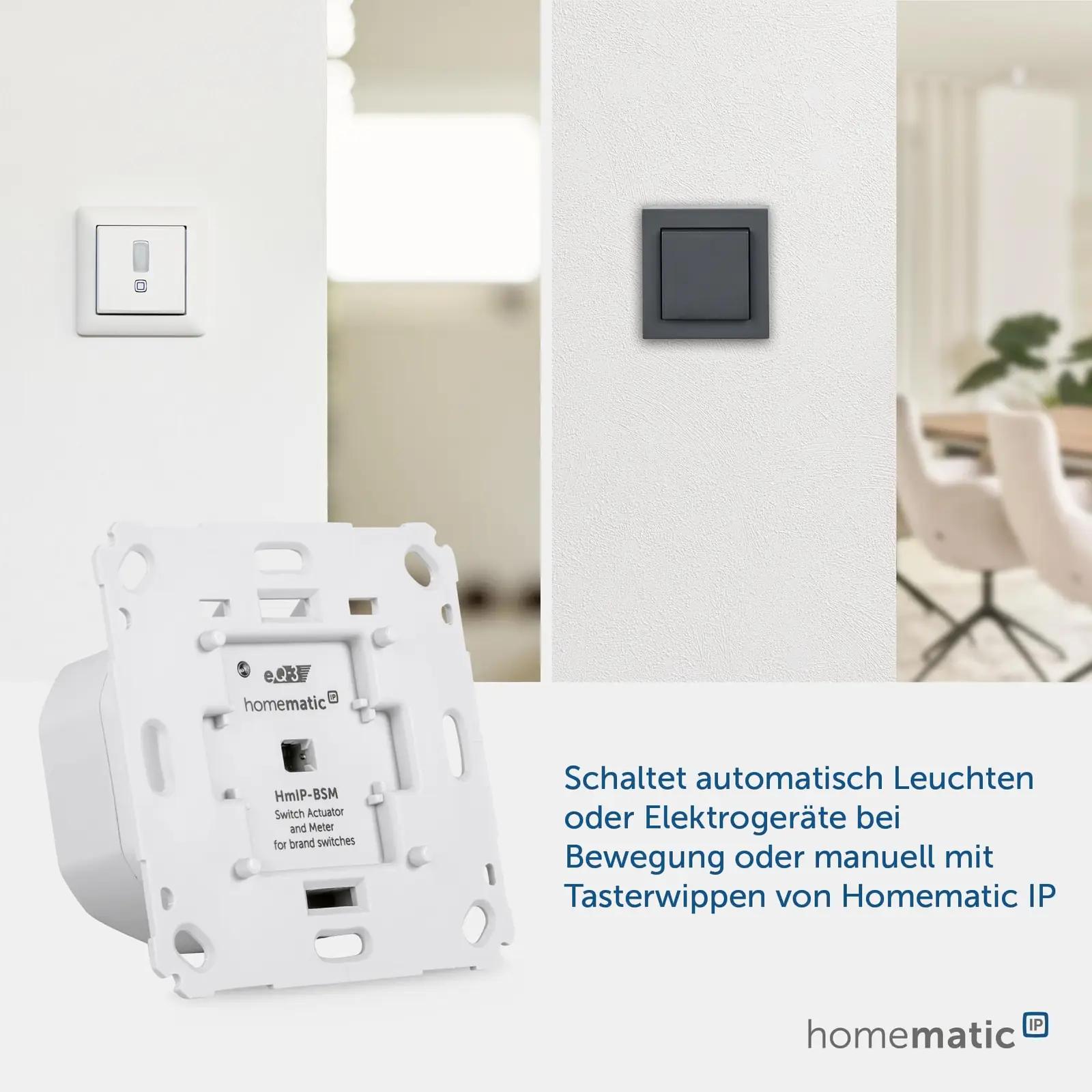 Homematic IP nutikas voolu- ja lülituselement kodusele – lisavaade