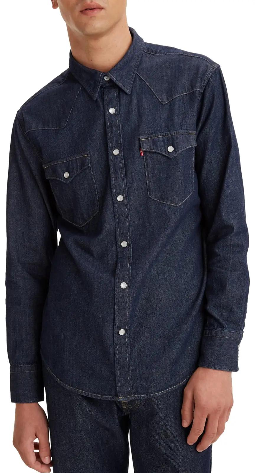 Levi’s puuvillane triiksärk igapäevaseks kandmiseks, Indigo XL – pilt 6