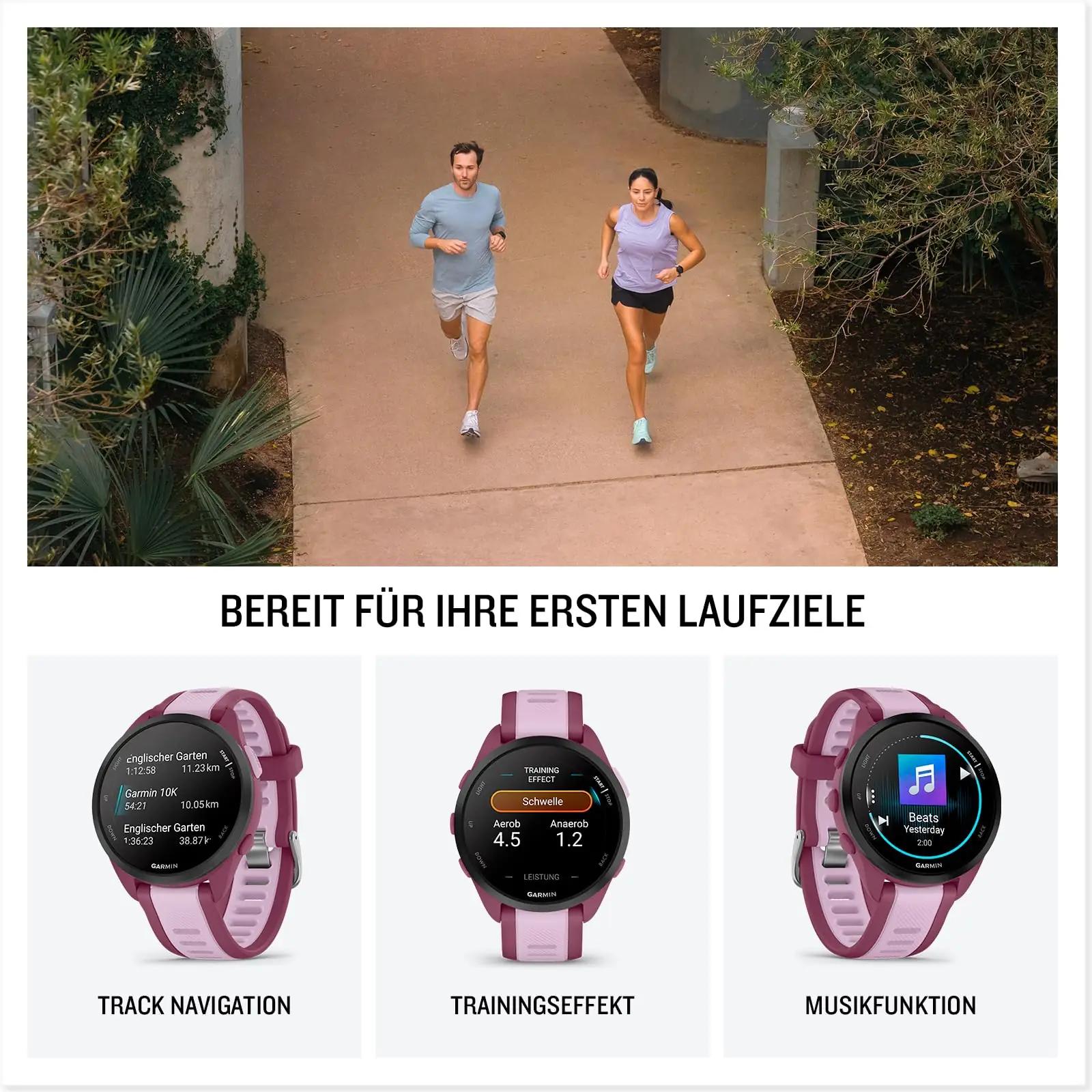 Garmin vastupidav spordikell Forerunner 165 Music – kasutusnäide