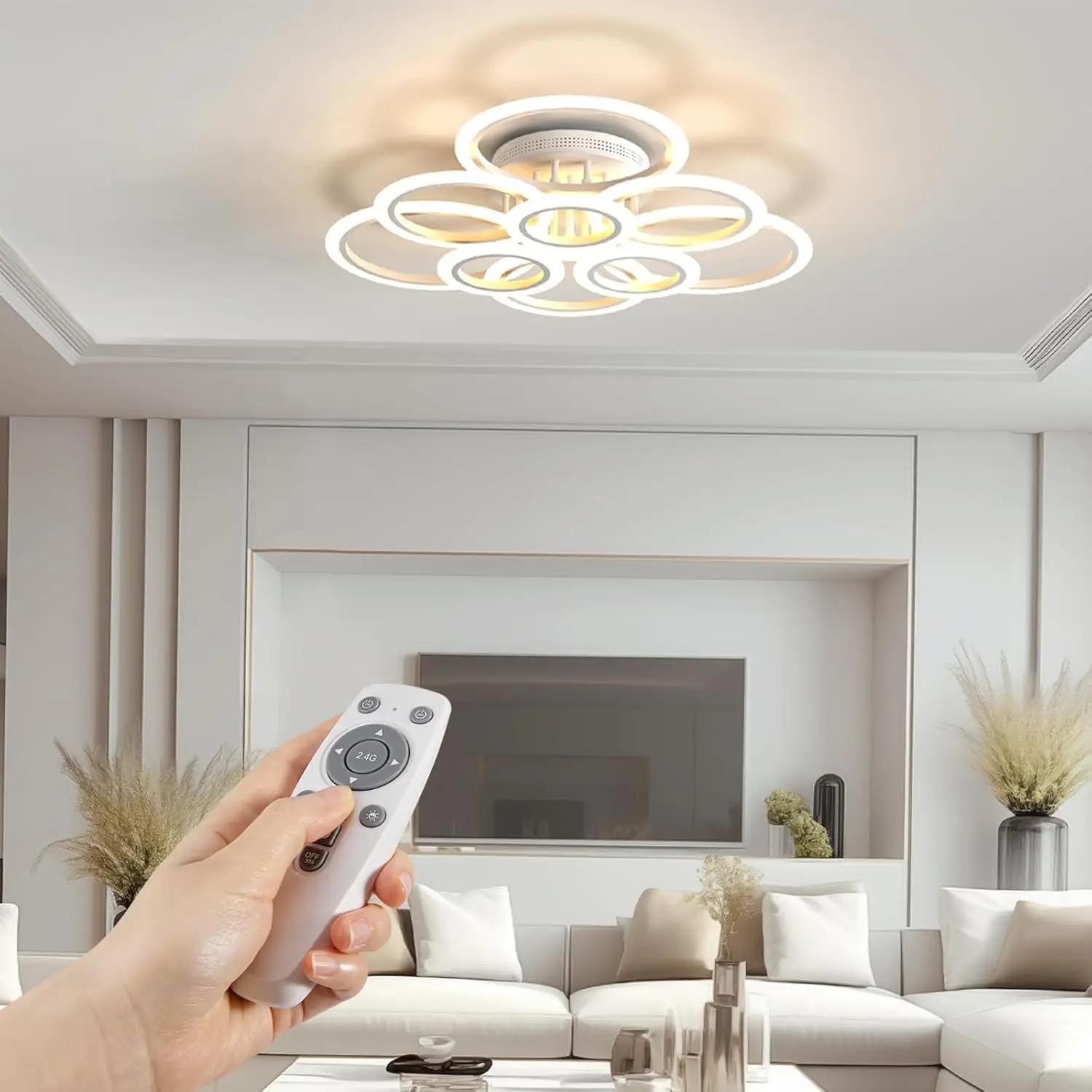 RUYI LED laelamp 9-rõngaga – reguleeritav valgus ja stiil