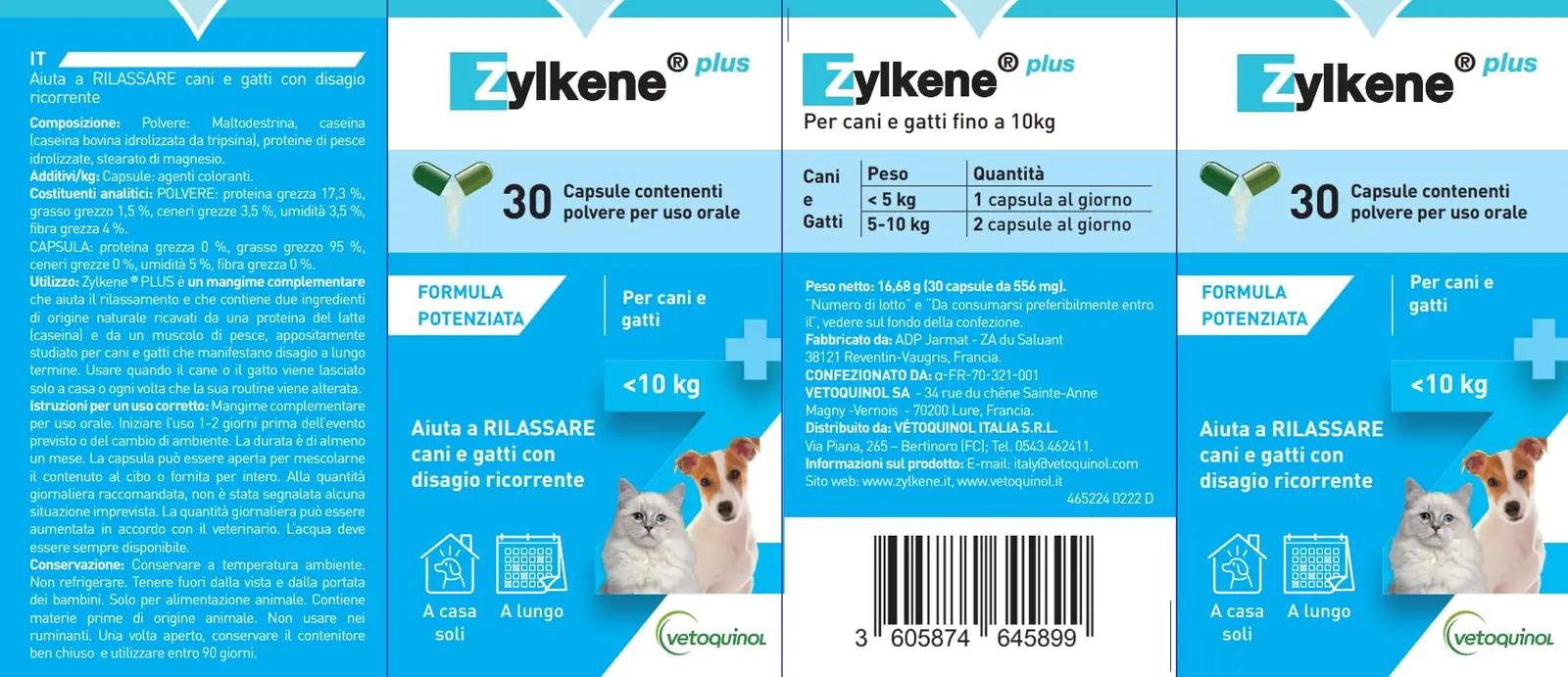 Vetoquinol Zylkene Plus – rahustus- ja stressivastased vahendid – detailne vaade