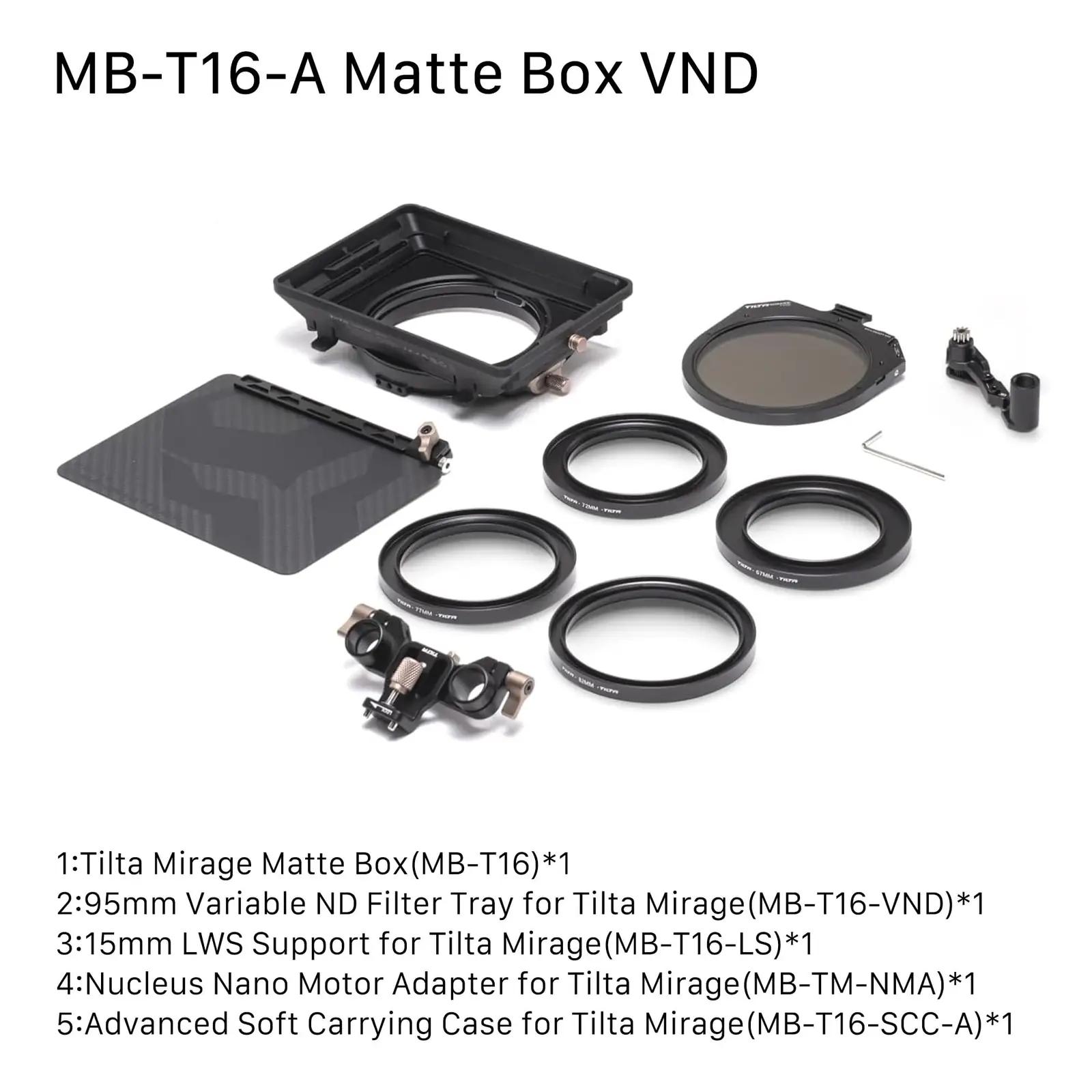 Tilta metallist Matte Box ja muutuva ND-filtriga komplekt – pilt 6