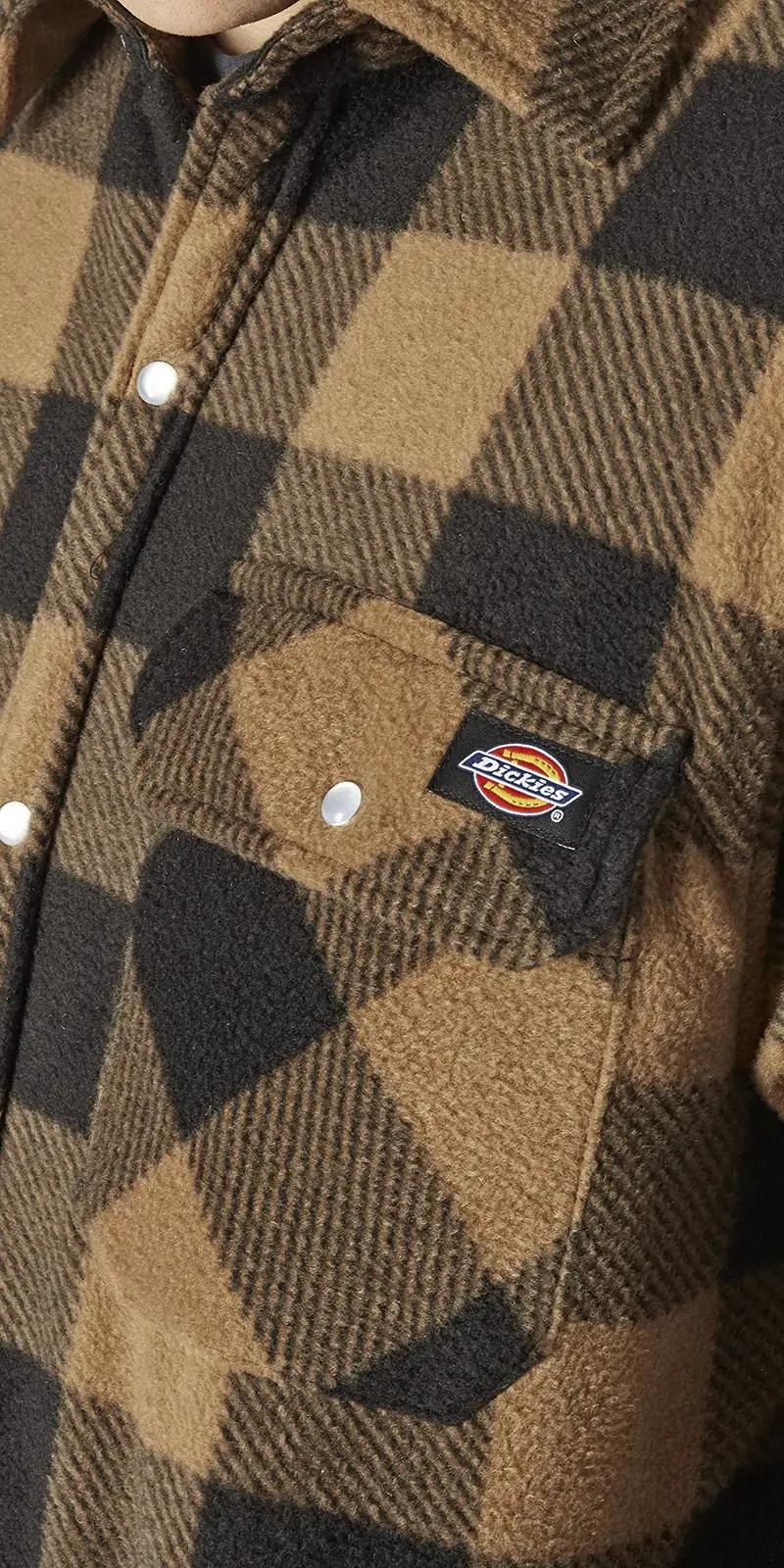 Dickies soojendav flanell-särk meestele – vastupidav khaki M – lisavaade