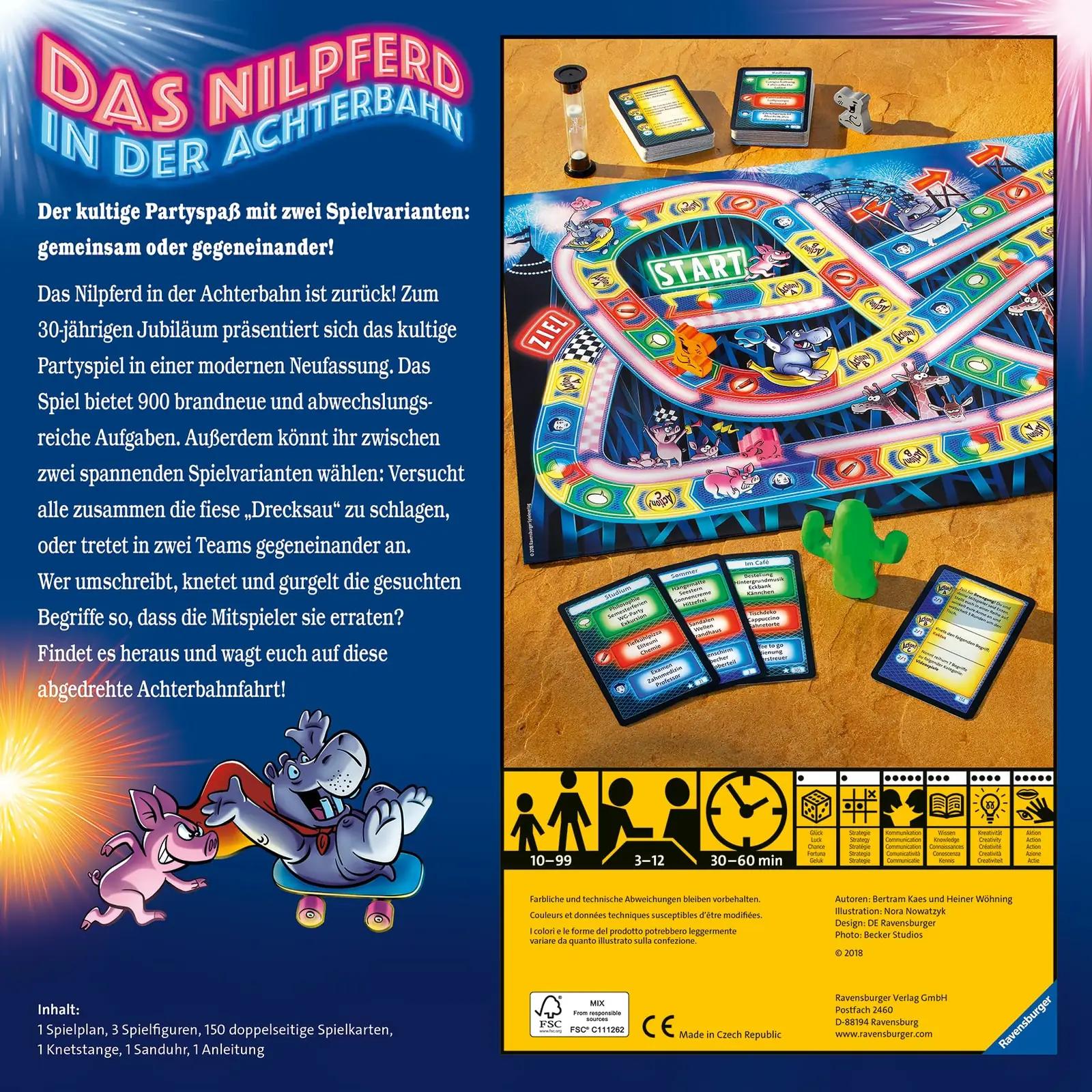 Ravensburger lauamäng – lõbus perekonna nilpferd-ralli (26772) – pilt 6