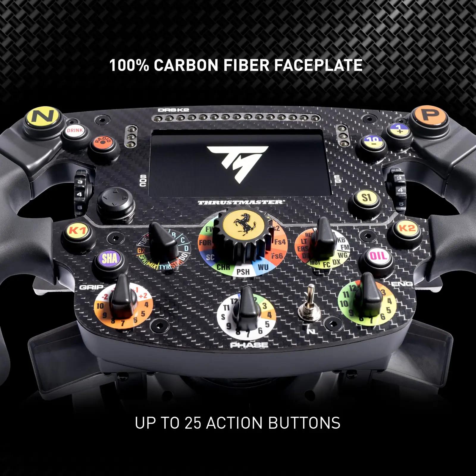 Thrustmaster Ferrari SF1000 ripats charm — karbonist juhtimine – lisavaade
