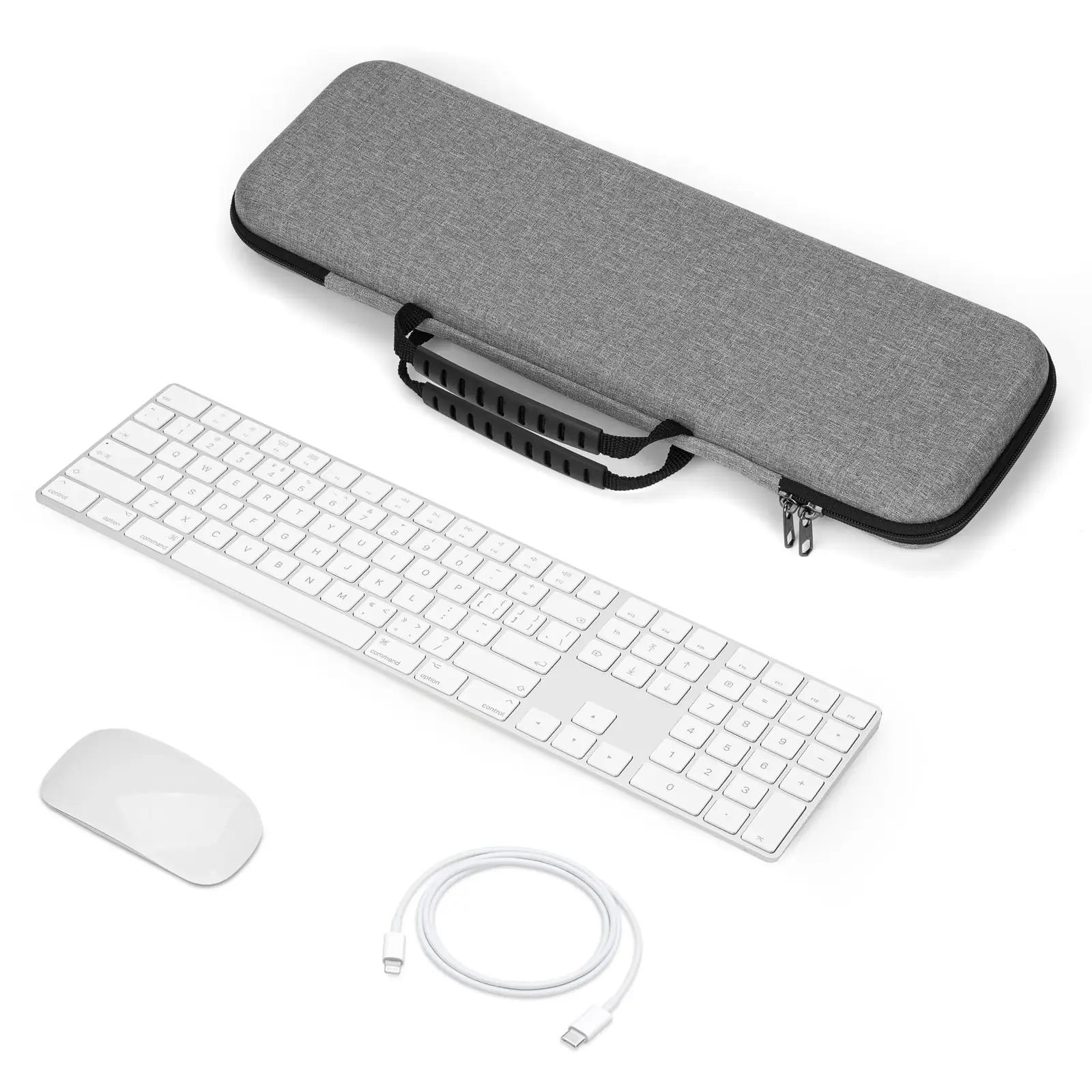 GEEKRIA kaitsev kõvakott Apple Magic Keyboardile ja hiirele – pakend ja tarvikud