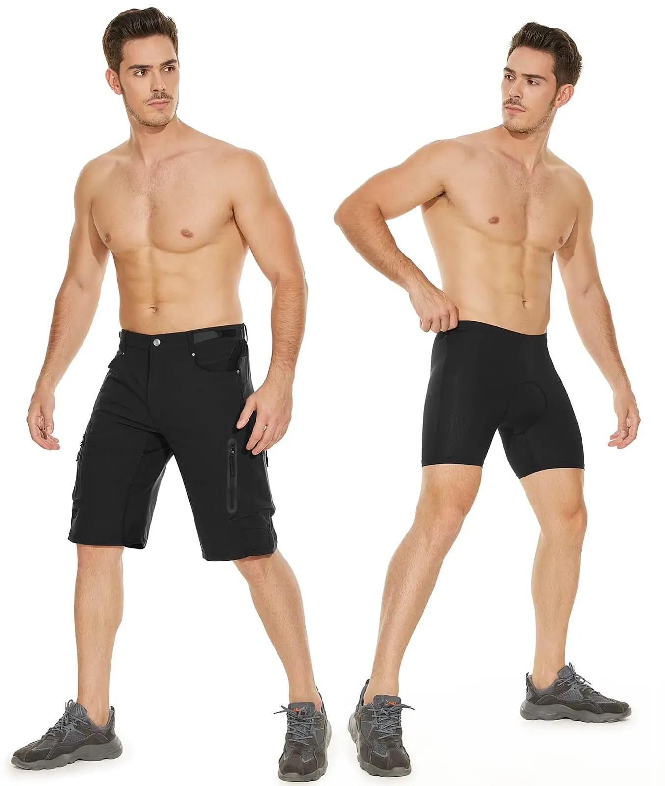 Cycorld hingav ja veniv MTB rattashorts meestele – kiire-kuivav – detailne vaade