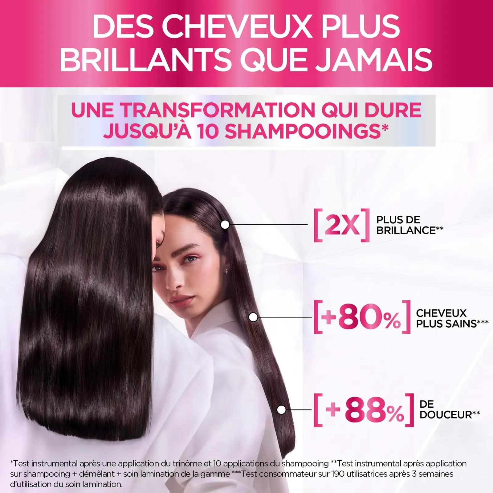 L’Oreal Paris kõrgläike komplekt tumedatele juustele – kasutusnäide