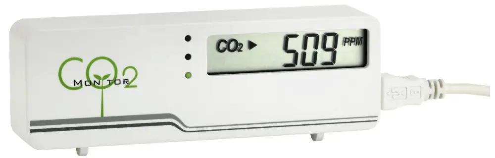 TFA Dostmann CO2-mõõtur AIRCO2NTROL MINI — mobiilne siseõhu – pakend ja tarvikud