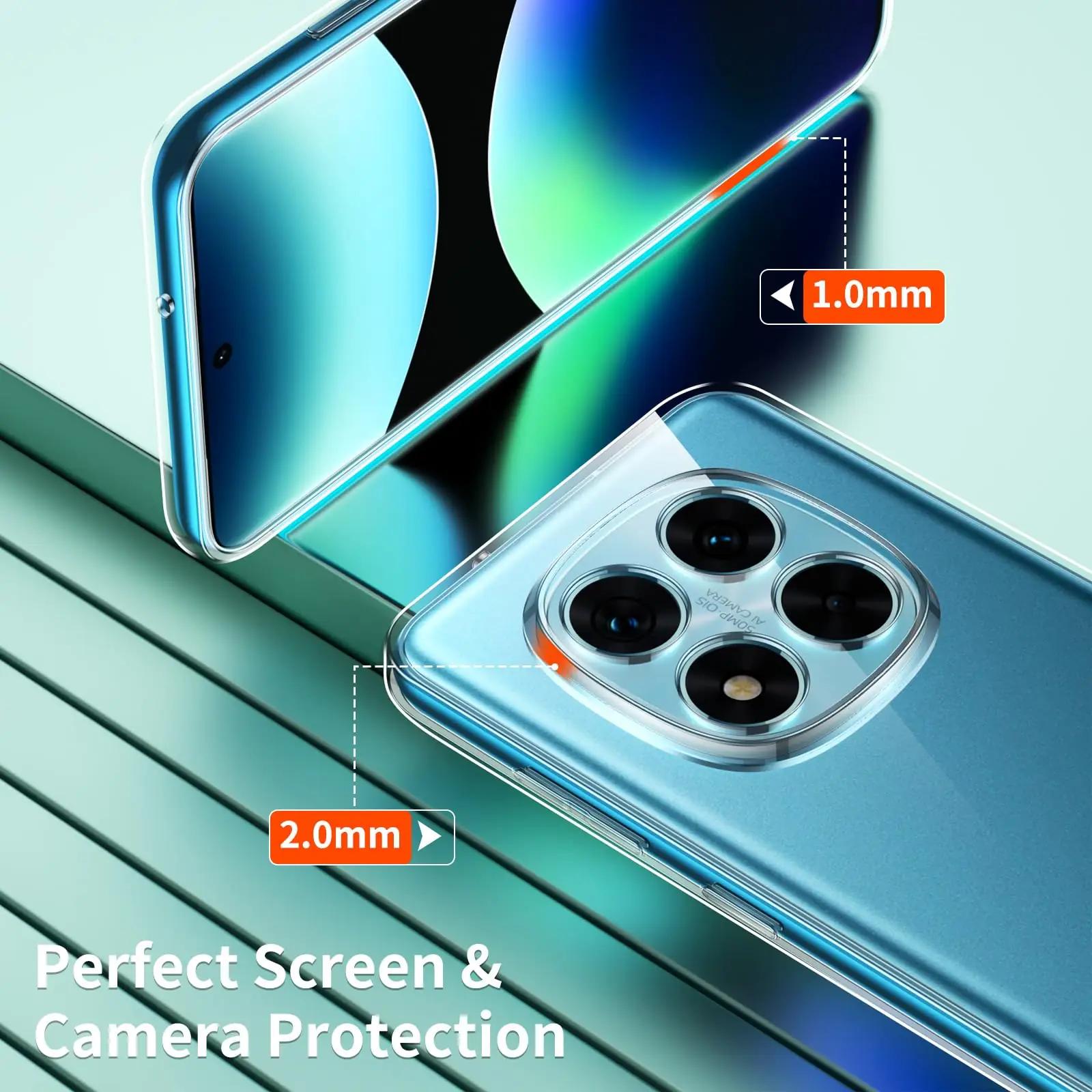 Phoona õhuke kaitsekate Redmi Note 14 Pro 4G — kerge TPU – kasutusnäide