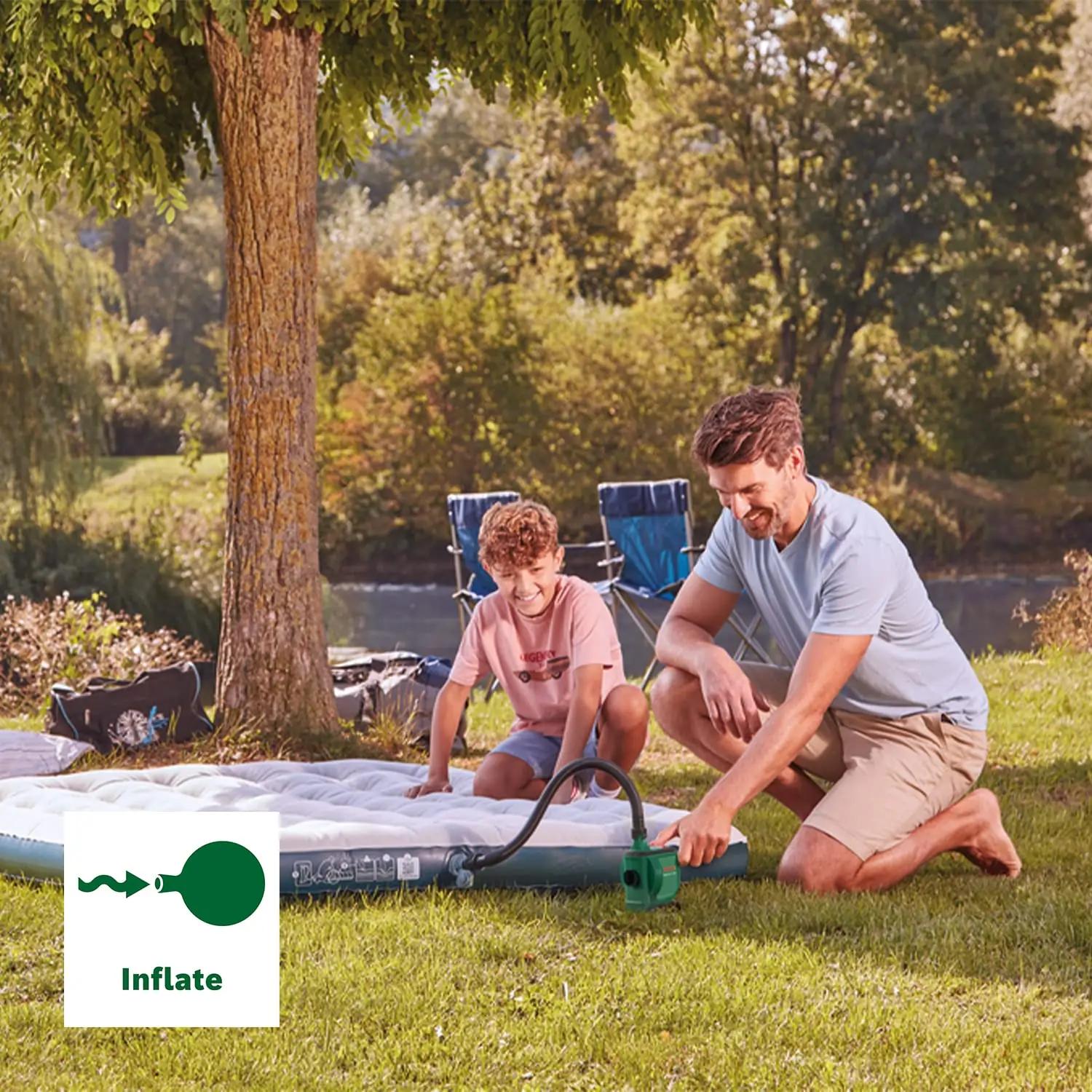 Bosch kaasaskantav elektriline õhupump EasyInflate 18V — kiire – lisavaade
