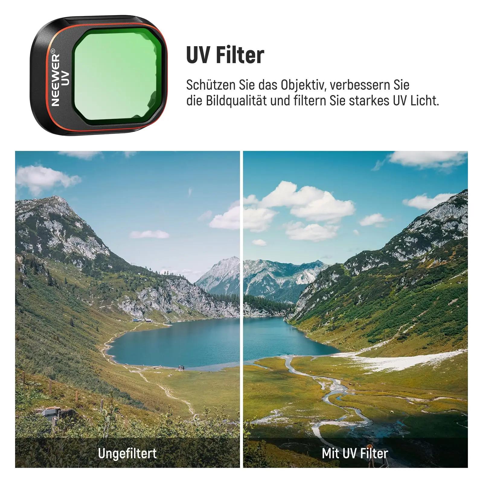 NEEWER klaasfilterid DJI Mini 4 Pro jaoks — professionaalne – lisavaade