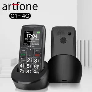 artfone C1+ 4G mobiiltelefon eakatele, SOS-nupp, 1,77″ ekraan, pilt 2