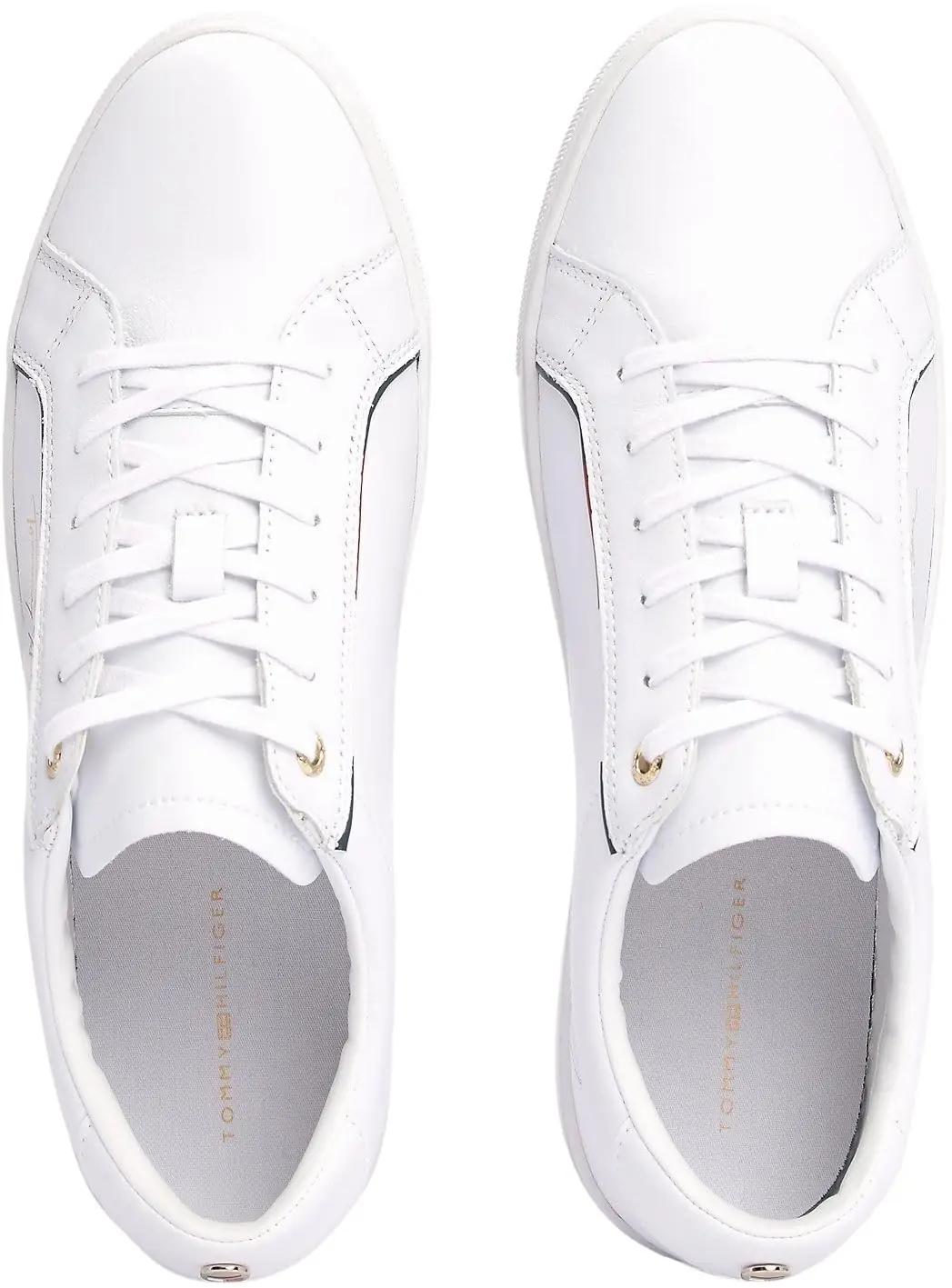 Tommy Hilfiger valged nahast vabaajajalatsid – kasutusnäide