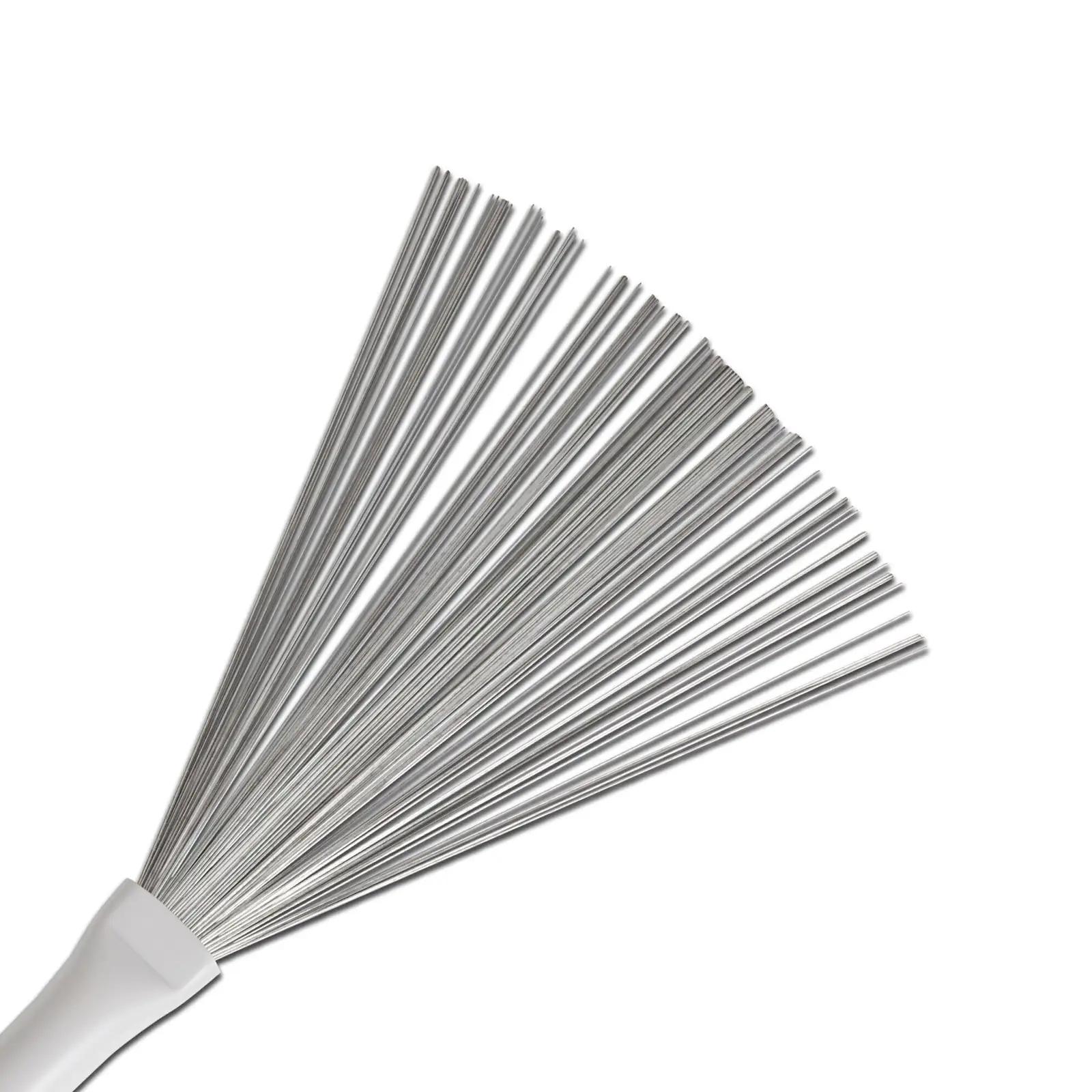 Vic Firth vastupidav plastist jazz-harjaste komplekt valgeks – pakend ja tarvikud