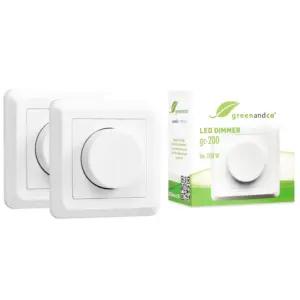 greenandco gc-200 - 759102 x2 dimmerlülitid – toote esivaade