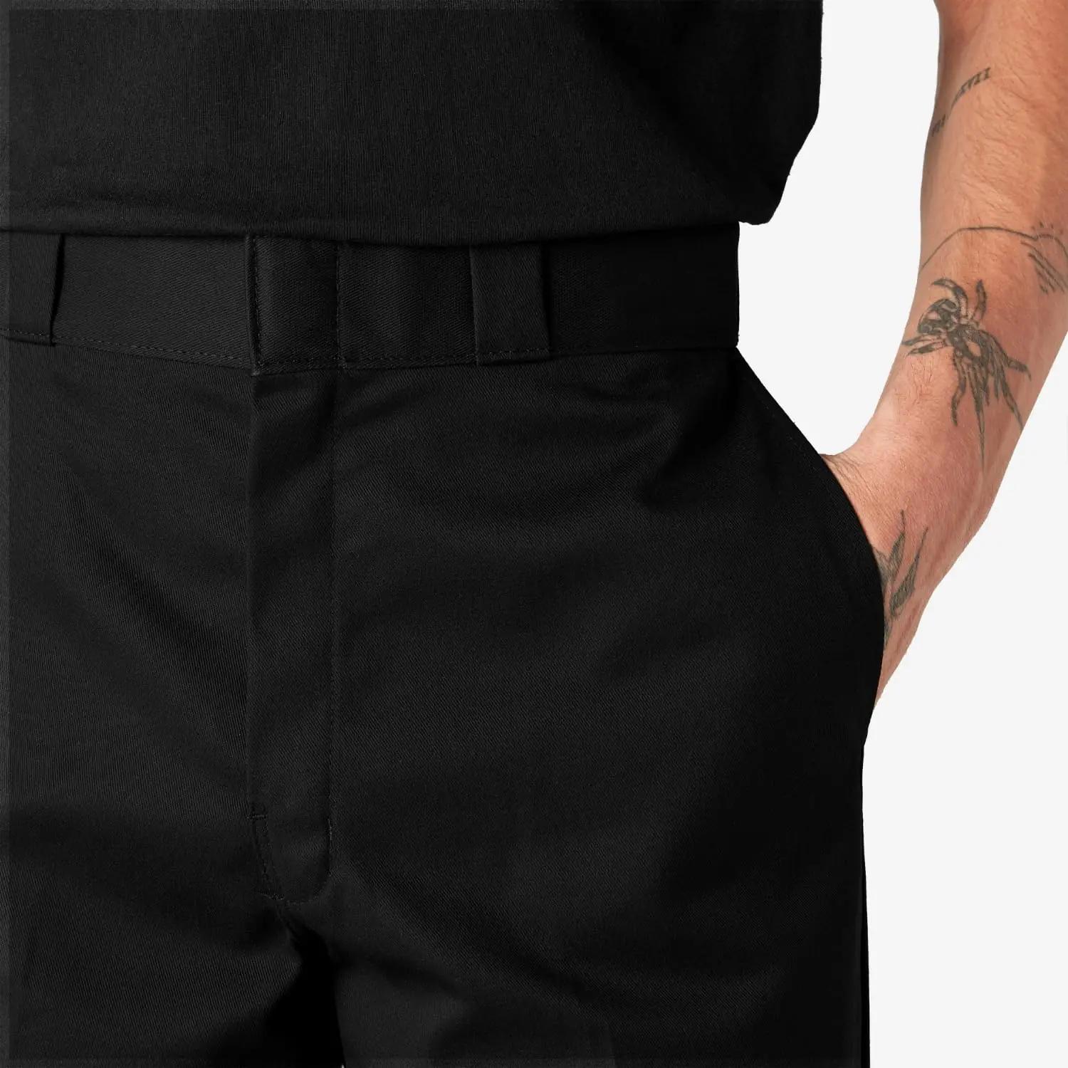 Dickies vastupidav twill tööpüksid kahe-kõrgusega põlvega – must – pilt 7