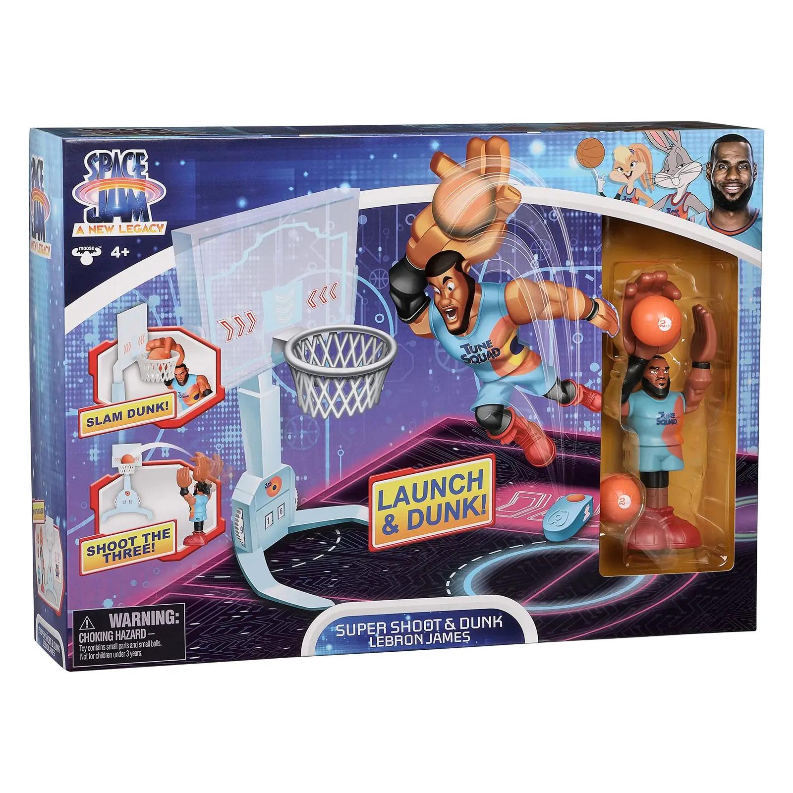 Famosa Space Jam mänguline plastikust korvpallikomplekt lastele