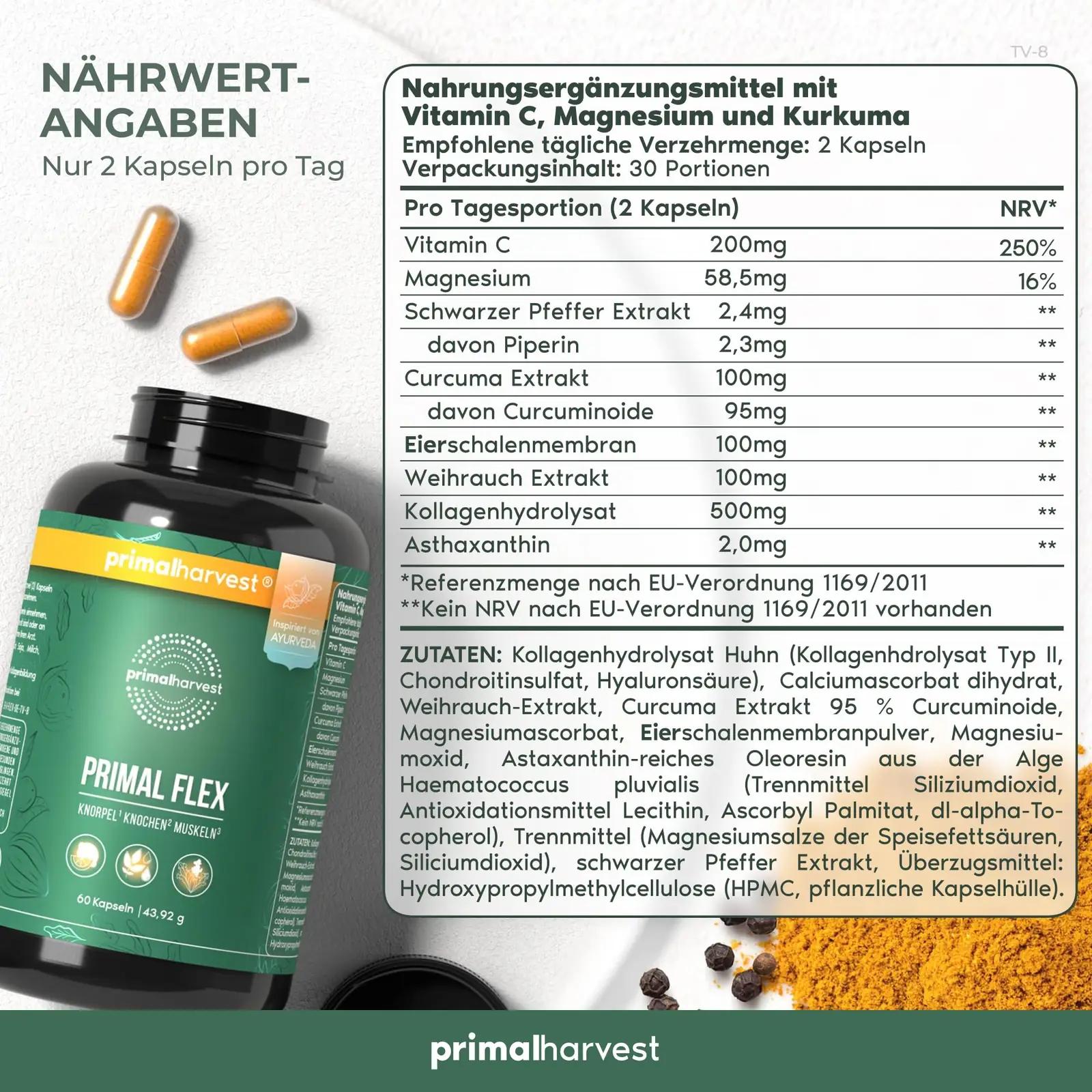 Primal Harvest Flex apteegitooted ja kehahooldus – detailne lähivaade
