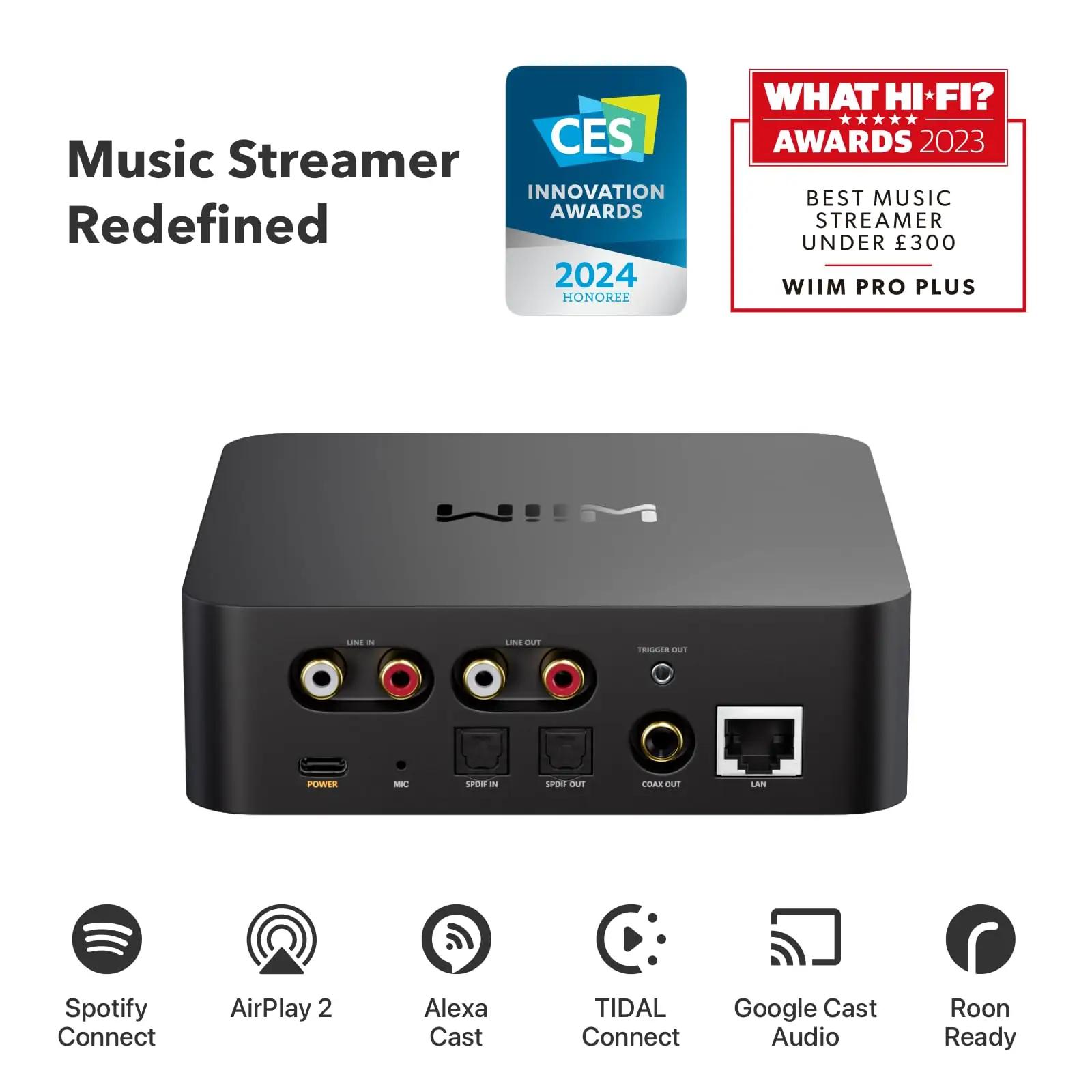 WiiM kõrgekvaliteediline võimas multiroom-receiver ASR003 – detailne vaade