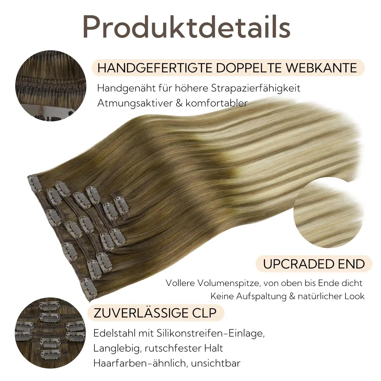 hotbanana naturaalsed Clip-In paksud juuksepikendused 50cm – lisavaade