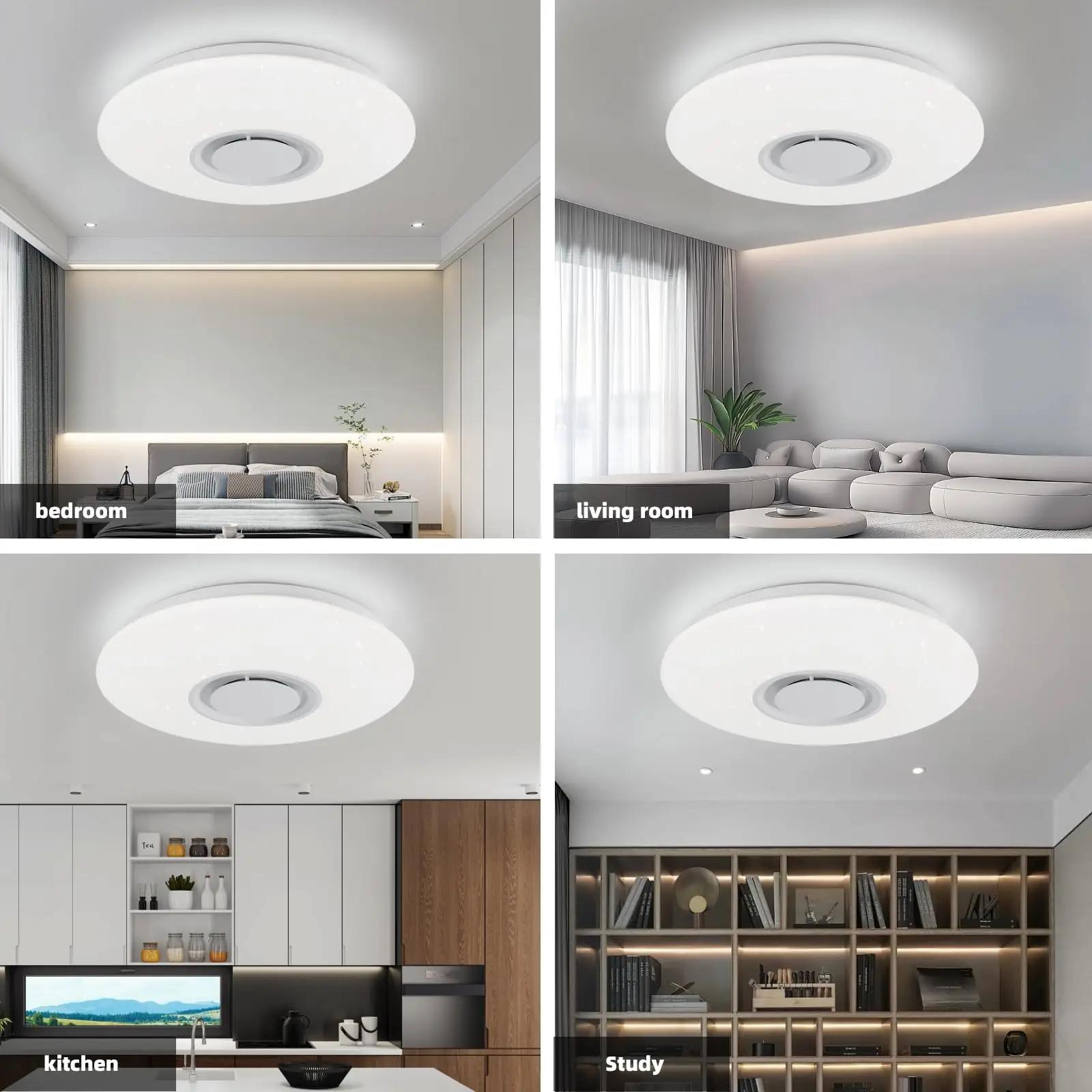 Horevo modernne LED-ripplagi koos Bluetooth kõlariga – lisavaade