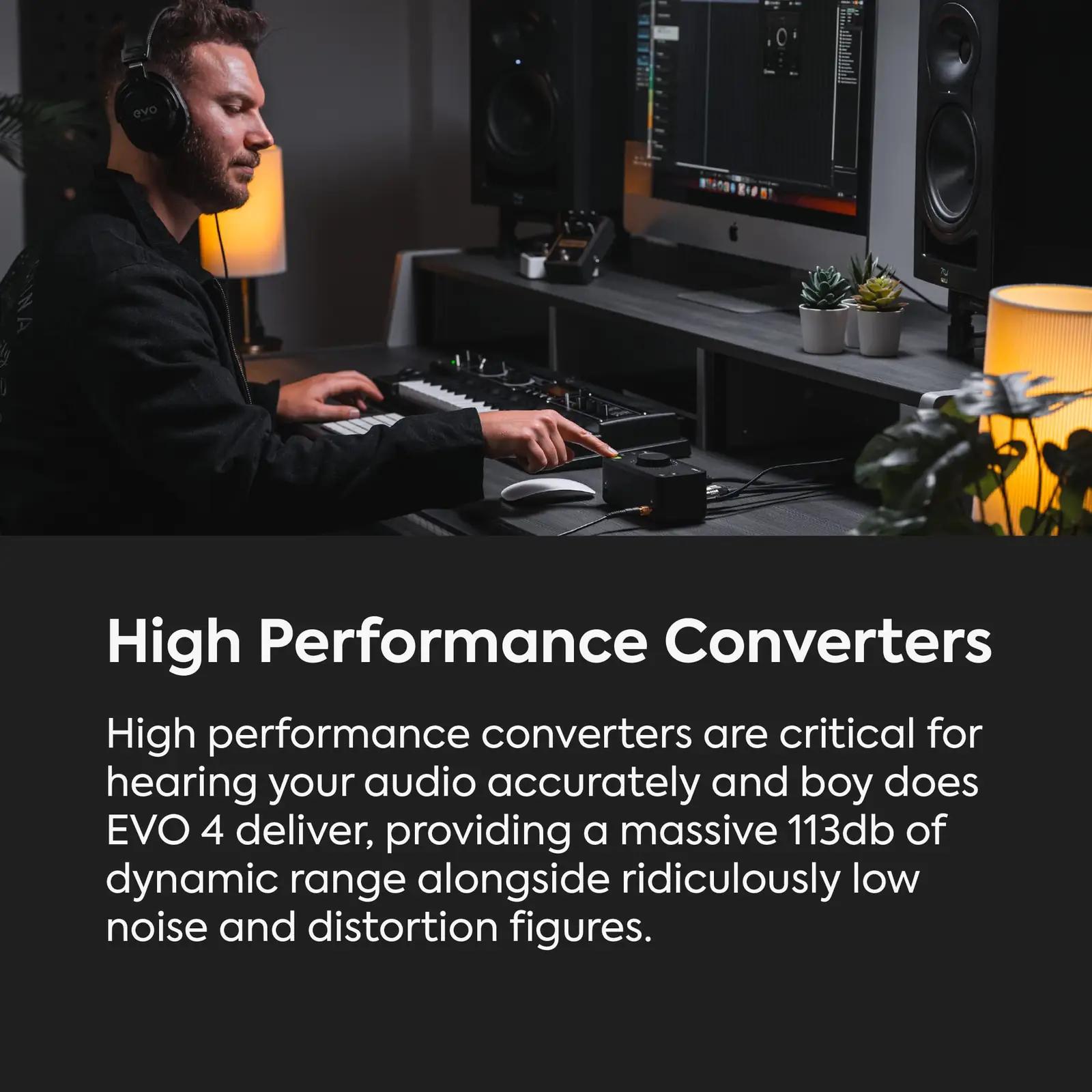 Audient muusikariistad ja dj-varustus EVO4 – lisavaade