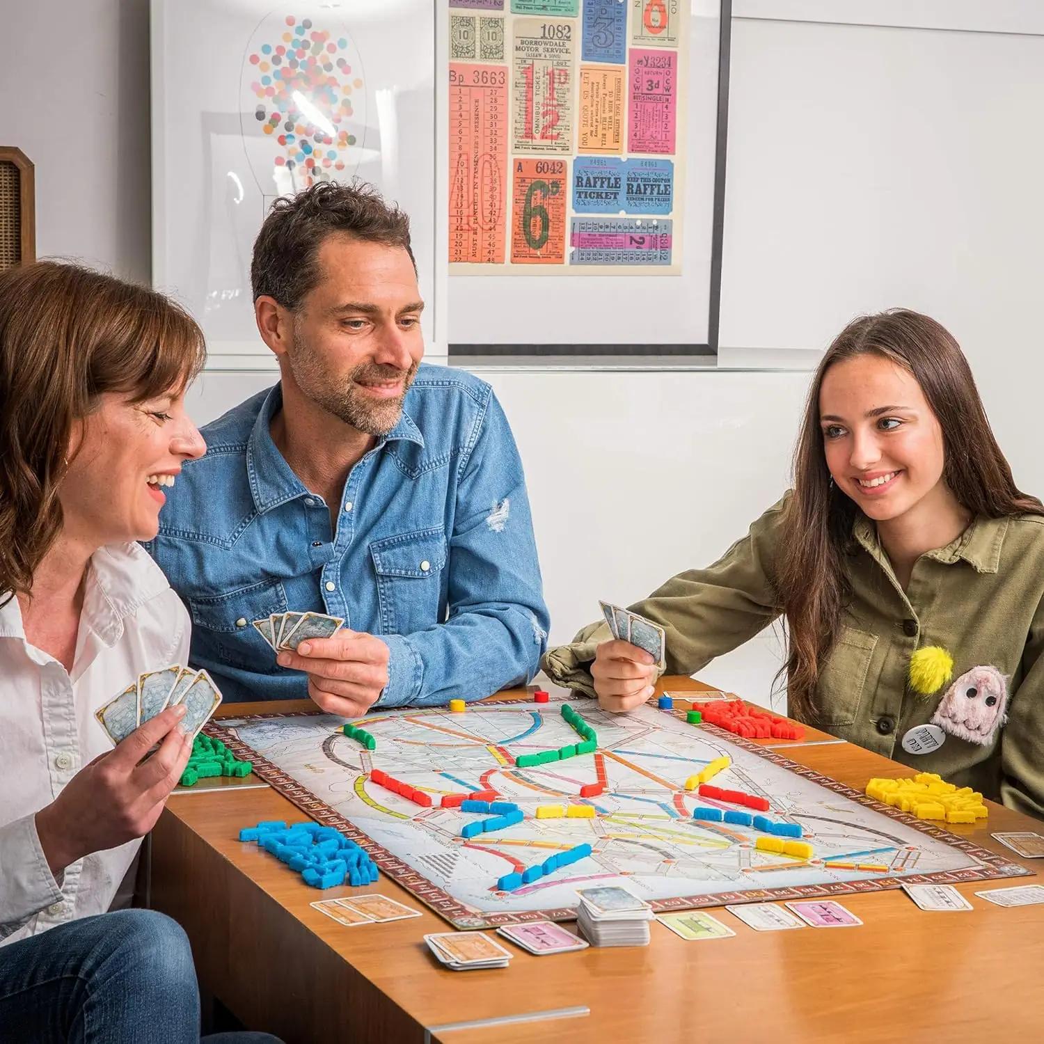 Asmodee lauamäng Zug um Zug – pere- ja strateegiamäng – kasutusnäide