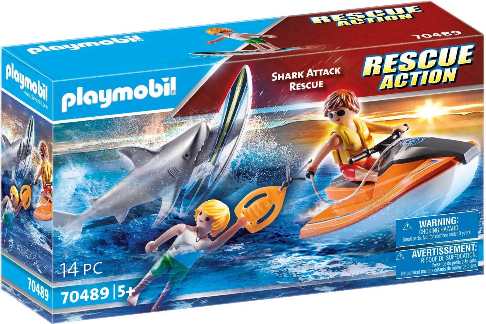 PLAYMOBIL päästeseiklus: plastikust hai- ja vesiseade kingituseks