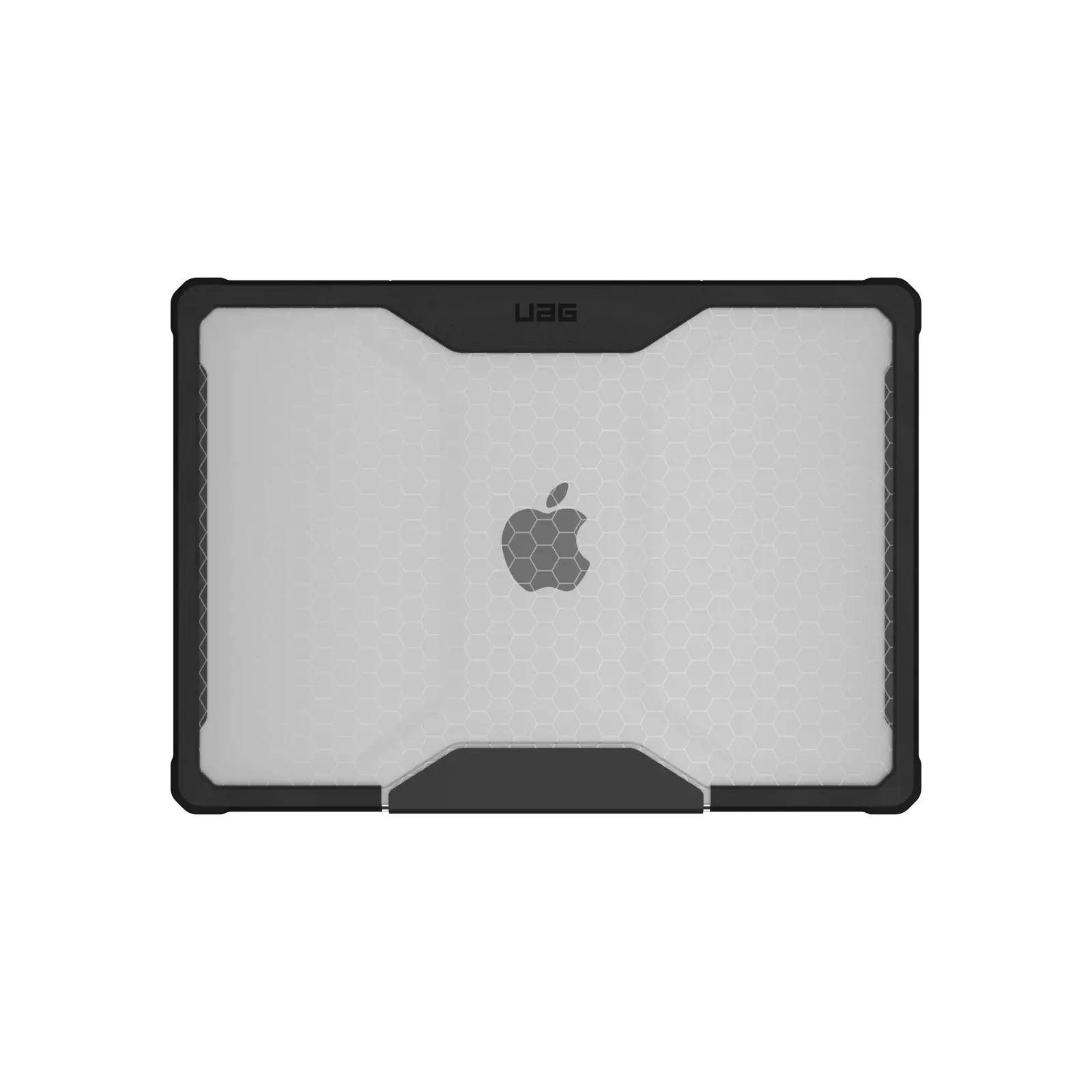 URBAN ARMOR GEAR kaitsev Plekkümbris MacBook Pro 14 – läbipaistev – kasutusnäide