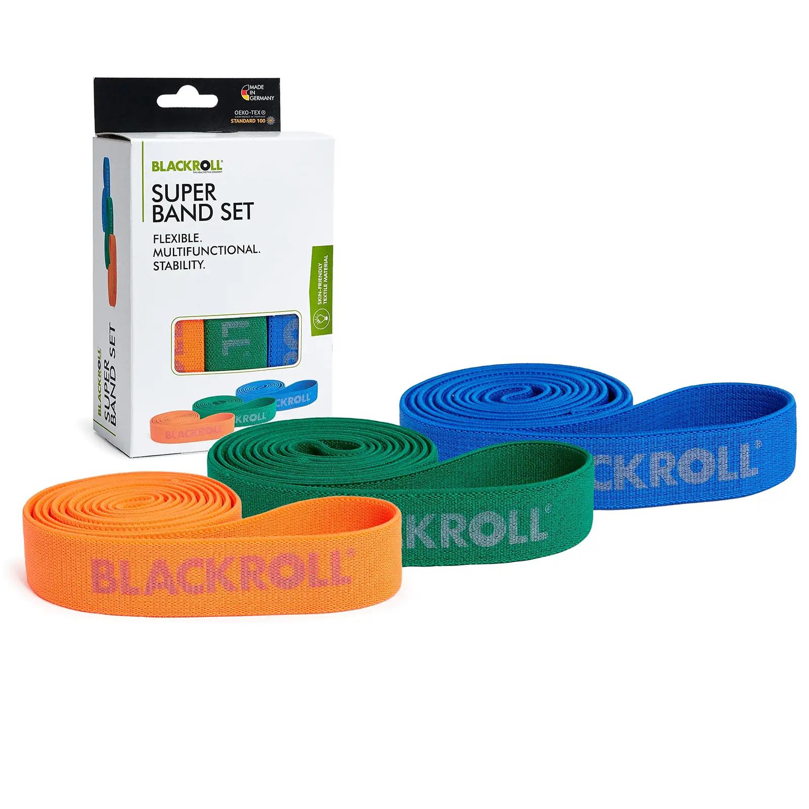 BLACKROLL elastne treeningkomplekt kolm tugevust